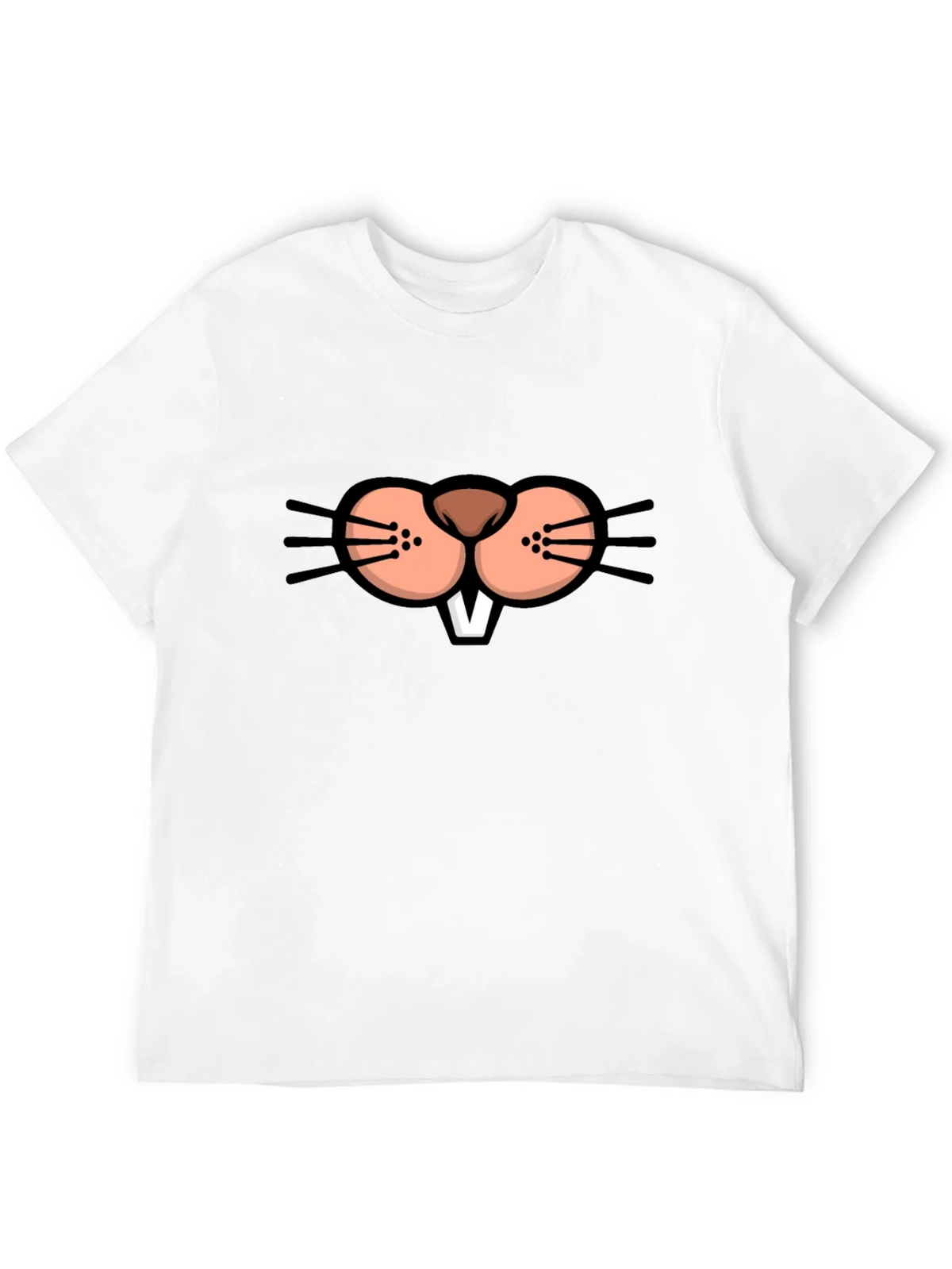 Funny Beaver Face Graphic T-Shirt product image 11