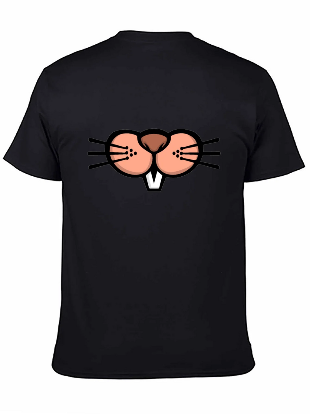 Funny Beaver Face Graphic T-Shirt product image 4