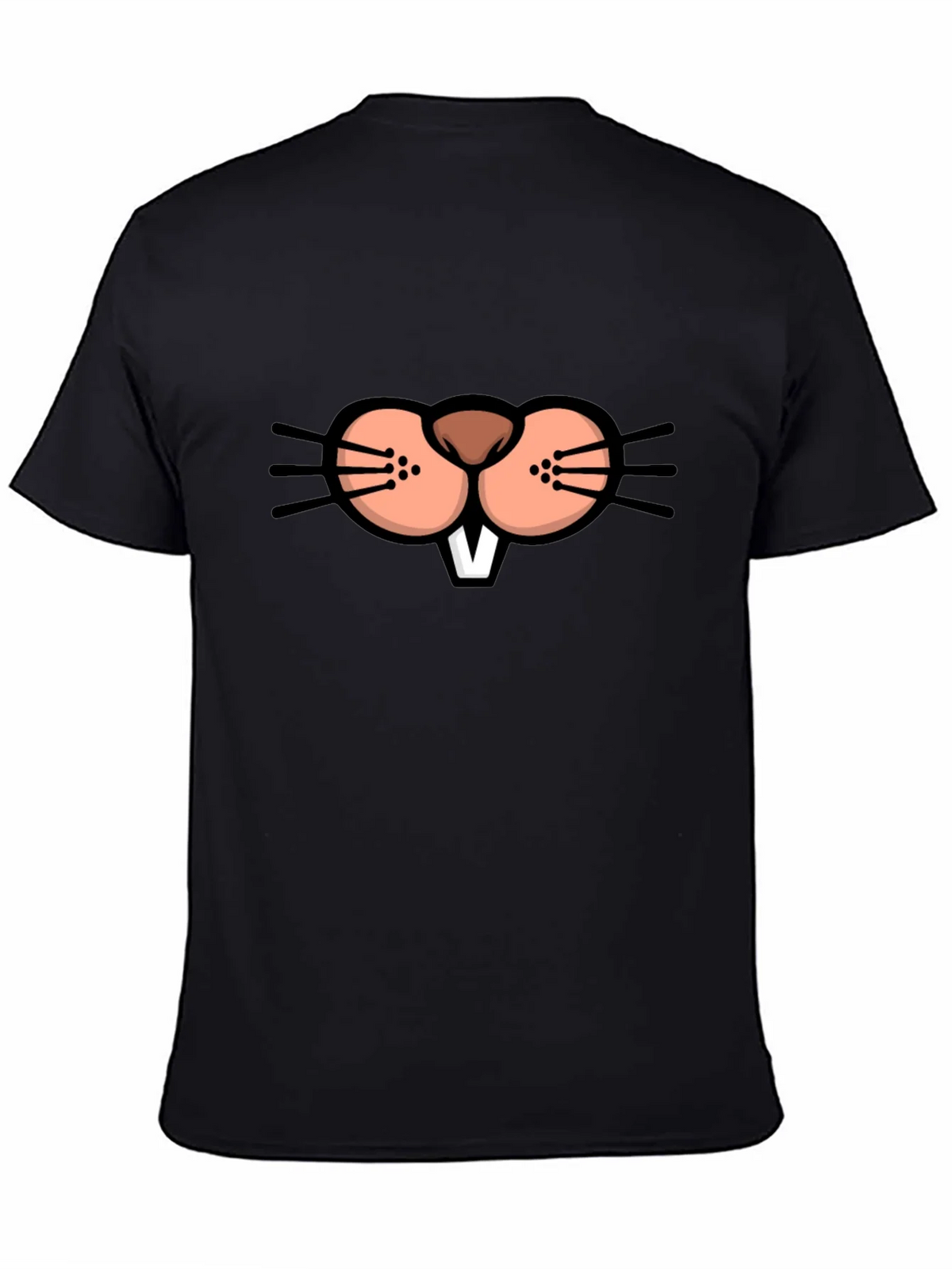 Funny Beaver Face Graphic T-Shirt product image 4