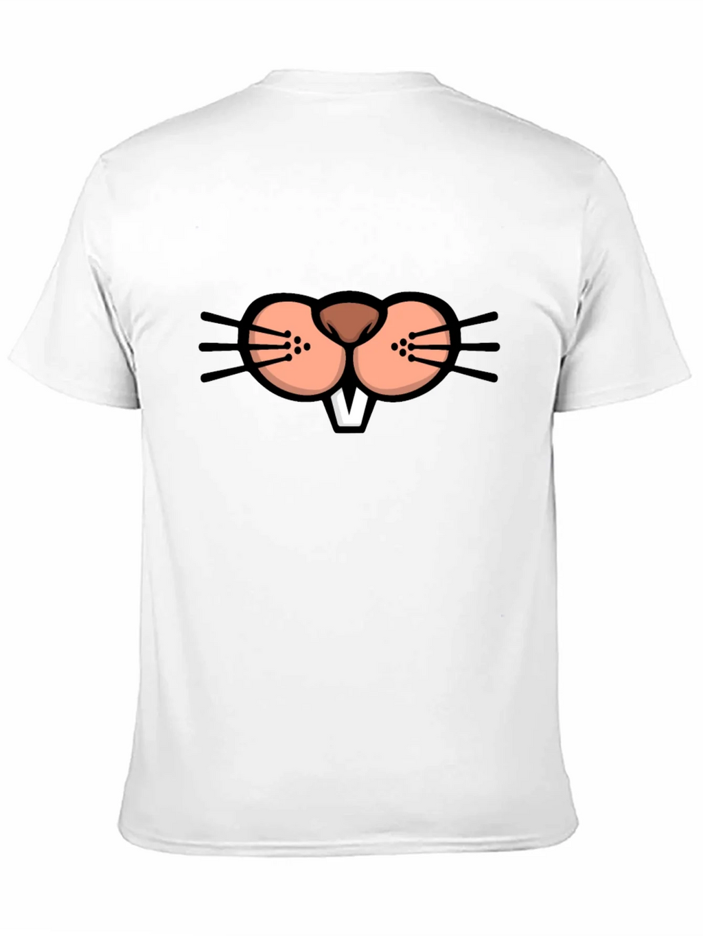 Funny Beaver Face Graphic T-Shirt product image 10
