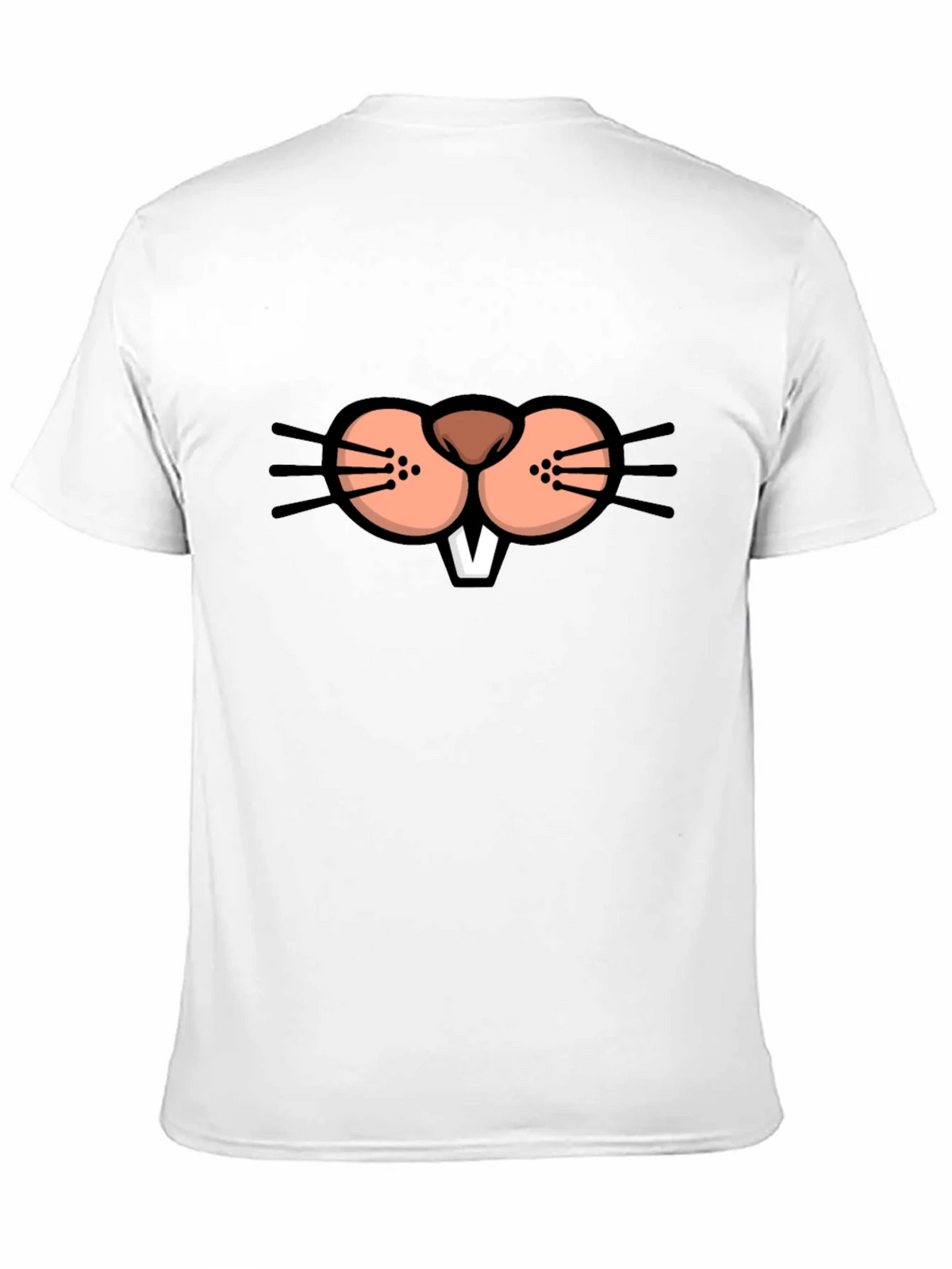 Funny Beaver Face Graphic T-Shirt product image 10