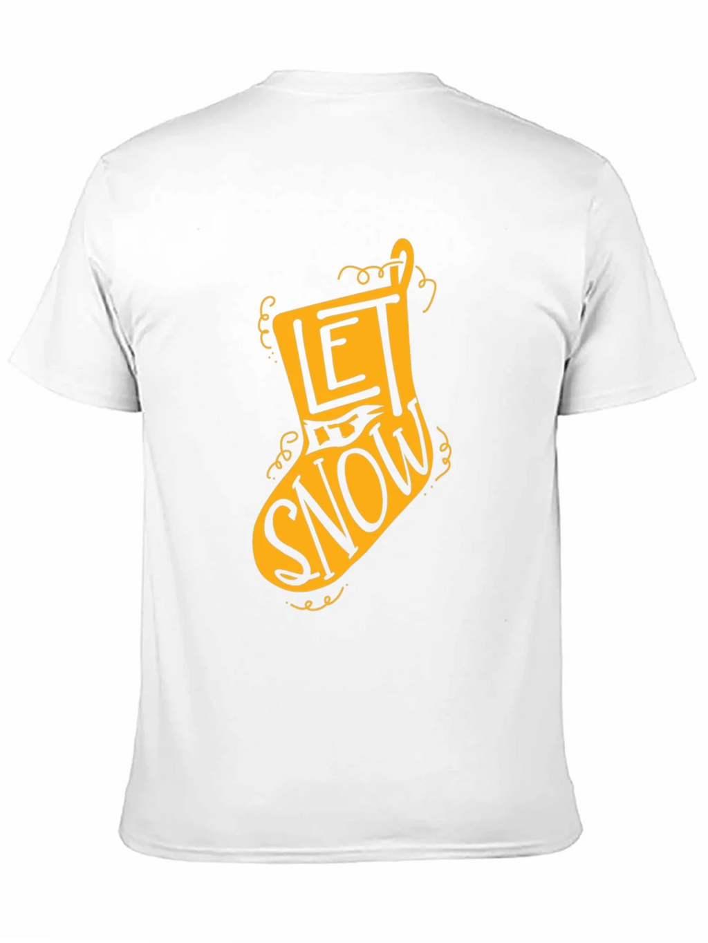 Let It Snow Christmas Stocking T-Shirt product image 9