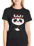 Panda Tee: Native American Style product image 1