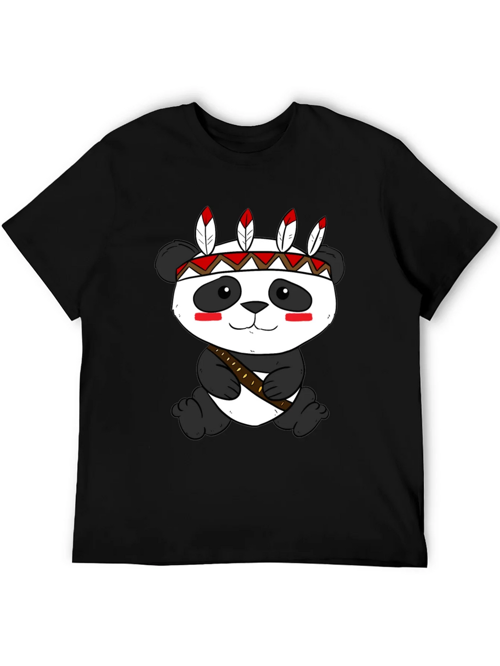 Panda Tee: Native American Style product image 4