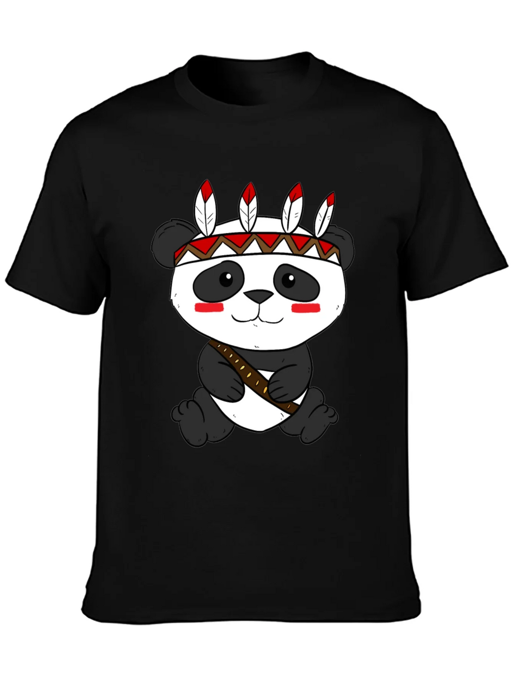 Panda Tee: Native American Style product image 2