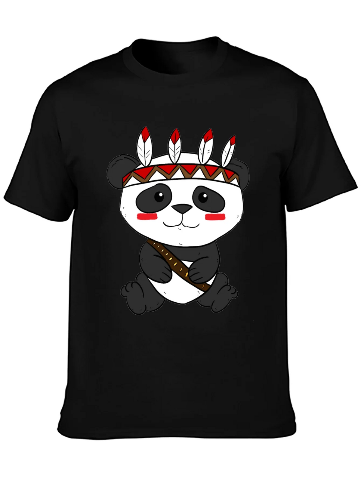 Panda Tee: Native American Style product image 2