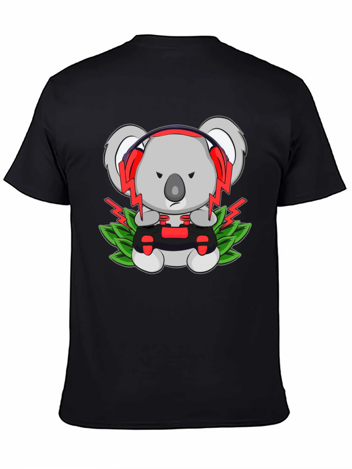 Gamer Koala T-Shirt - Controller & Headphones product image 2