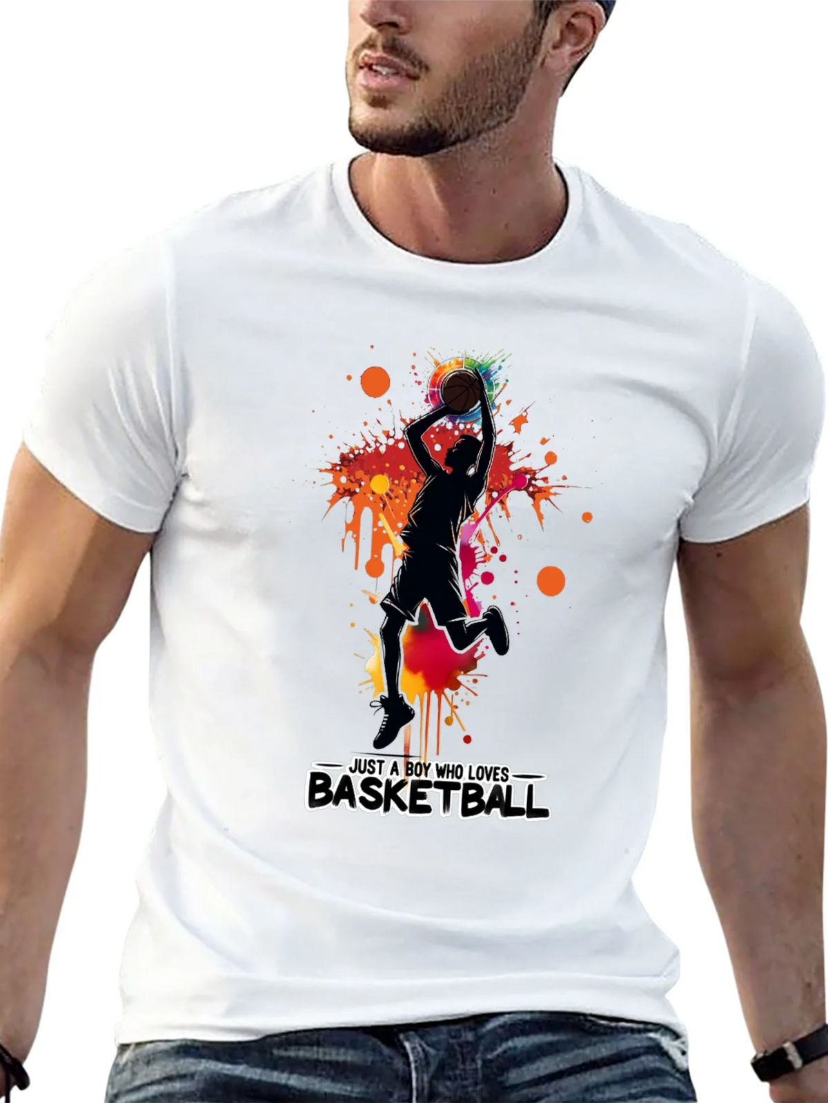 Basketball Lover Graphic Tee - Mens Black T-Shirt product image 10