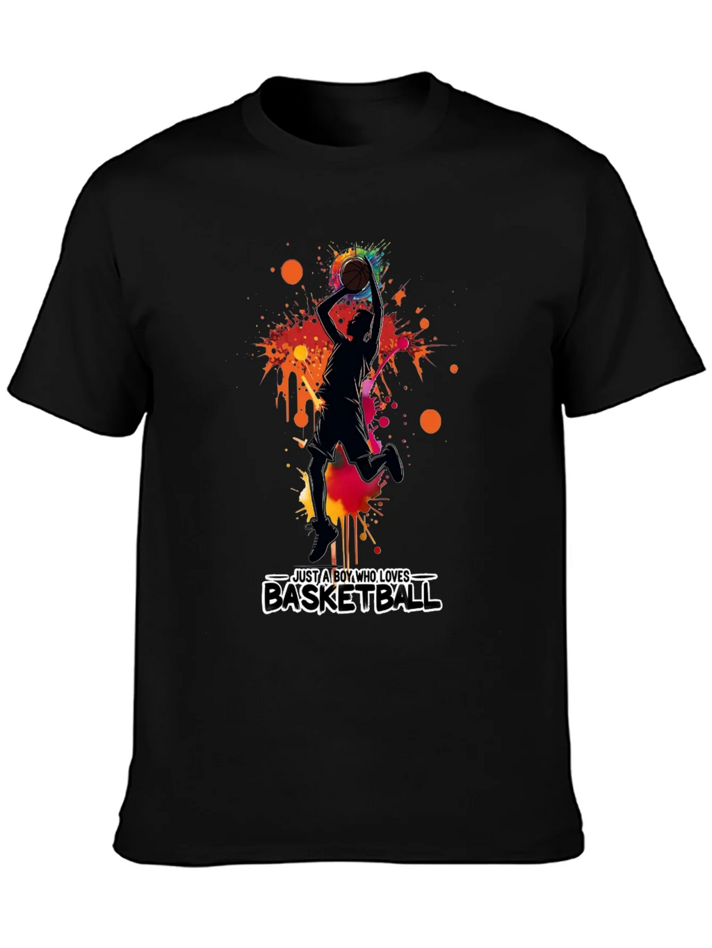 Basketball Lover Graphic Tee - Mens Black T-Shirt product image 3