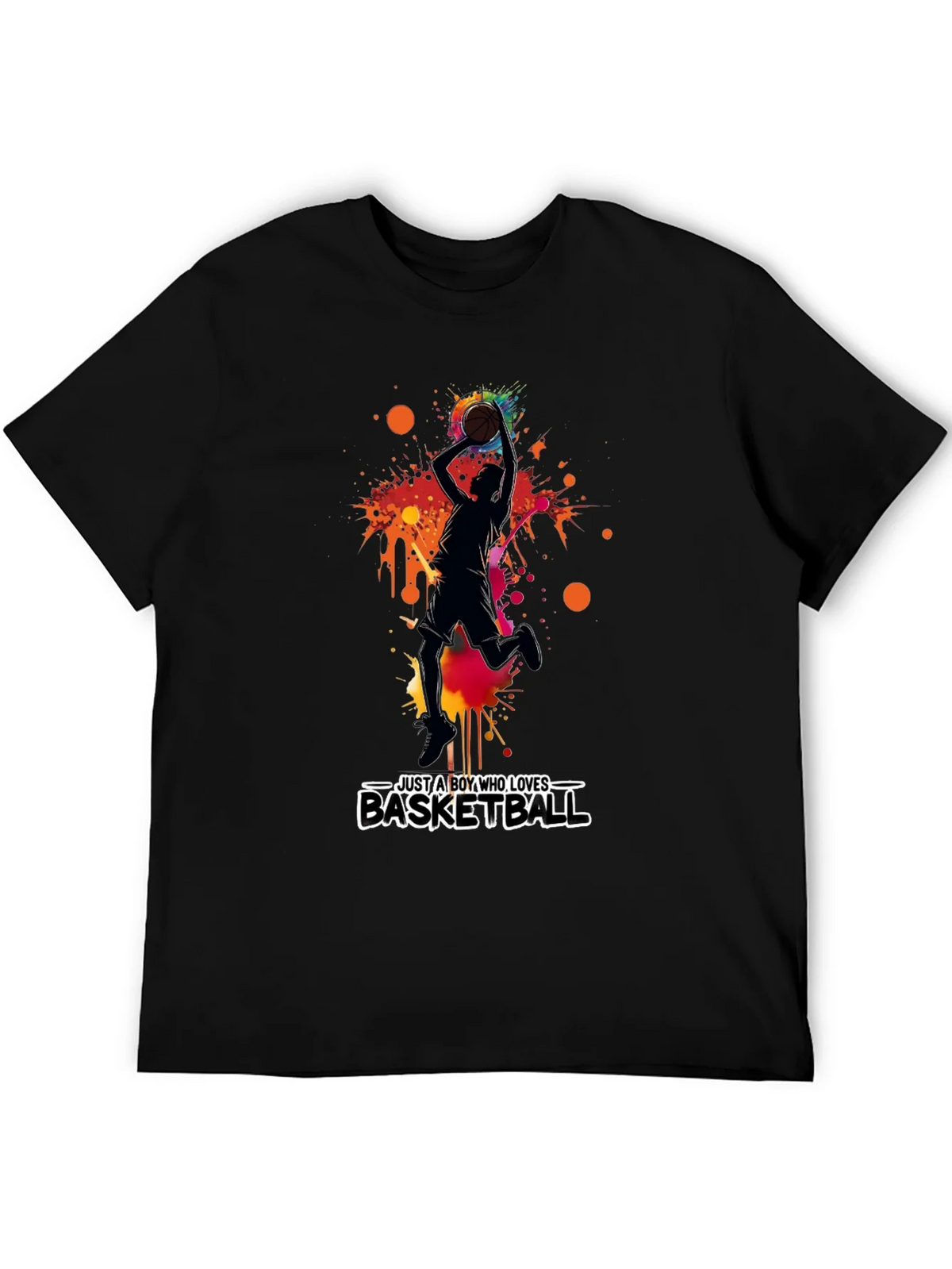 Basketball Lover Graphic Tee - Mens Black T-Shirt product image 5