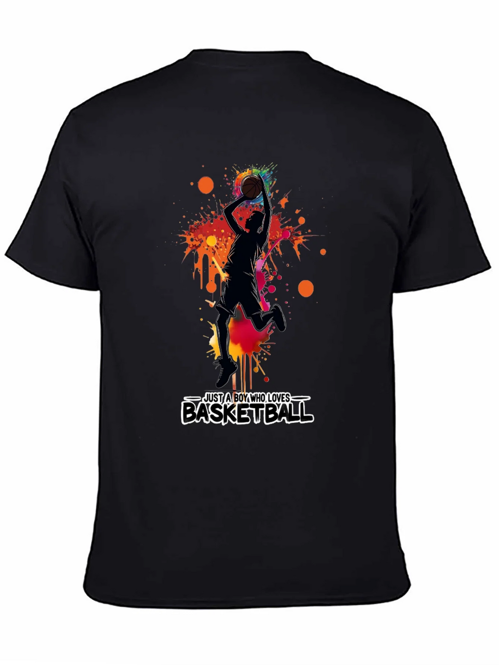 Basketball Lover Graphic Tee - Mens Black T-Shirt product image 4