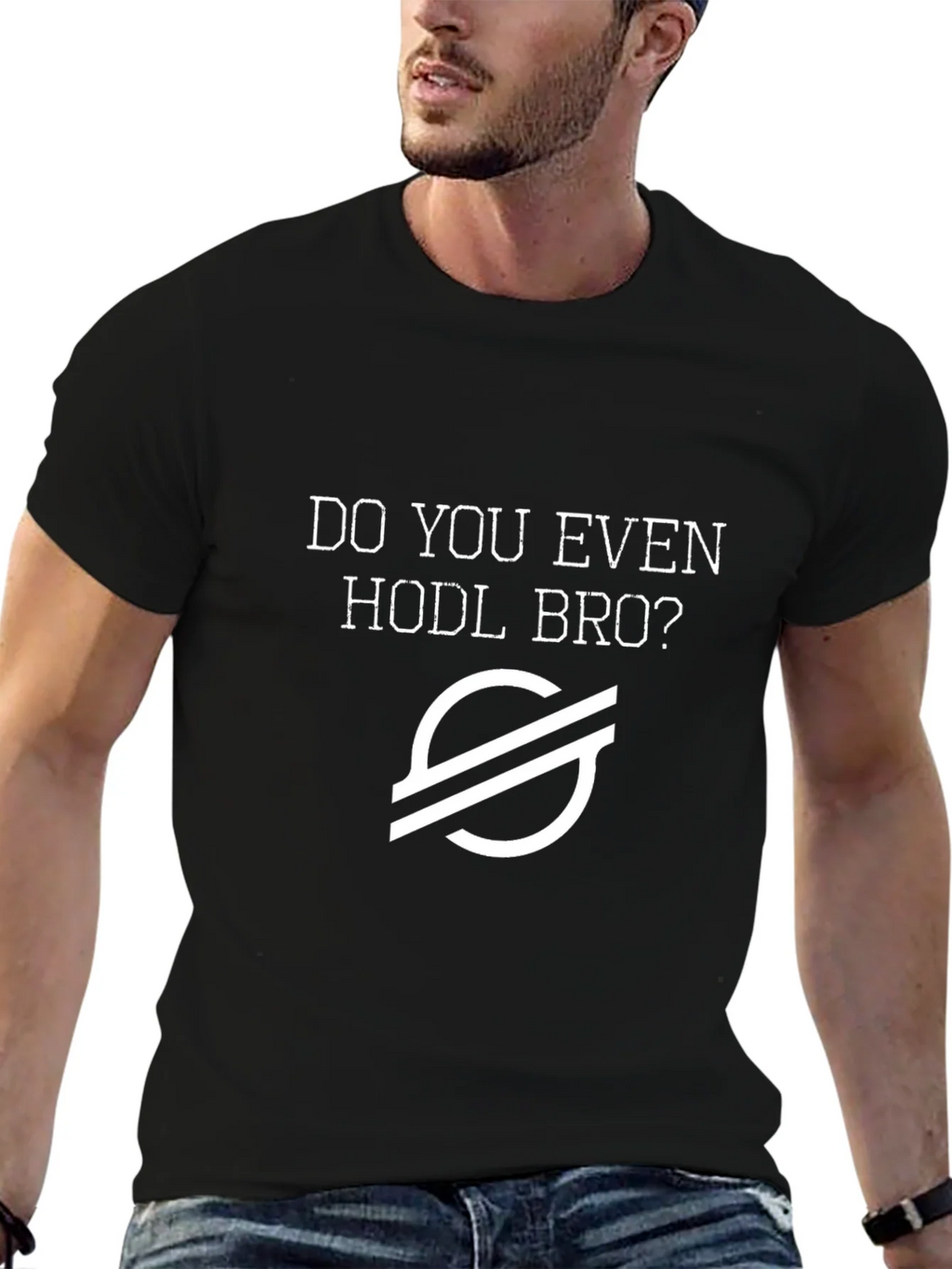Do You Even HODL Bro? Black Tee - Crypto Humor product image 6