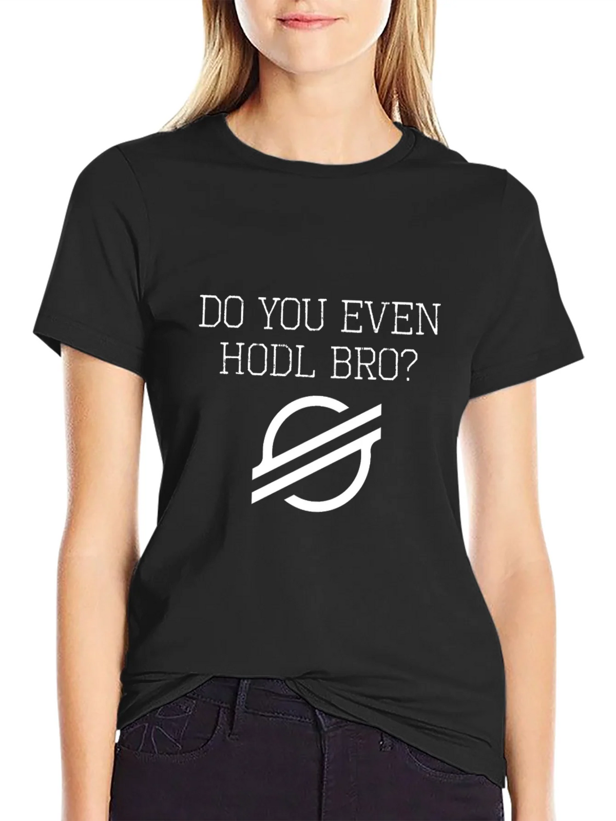 Do You Even HODL Bro? Black Tee - Crypto Humor product image 2