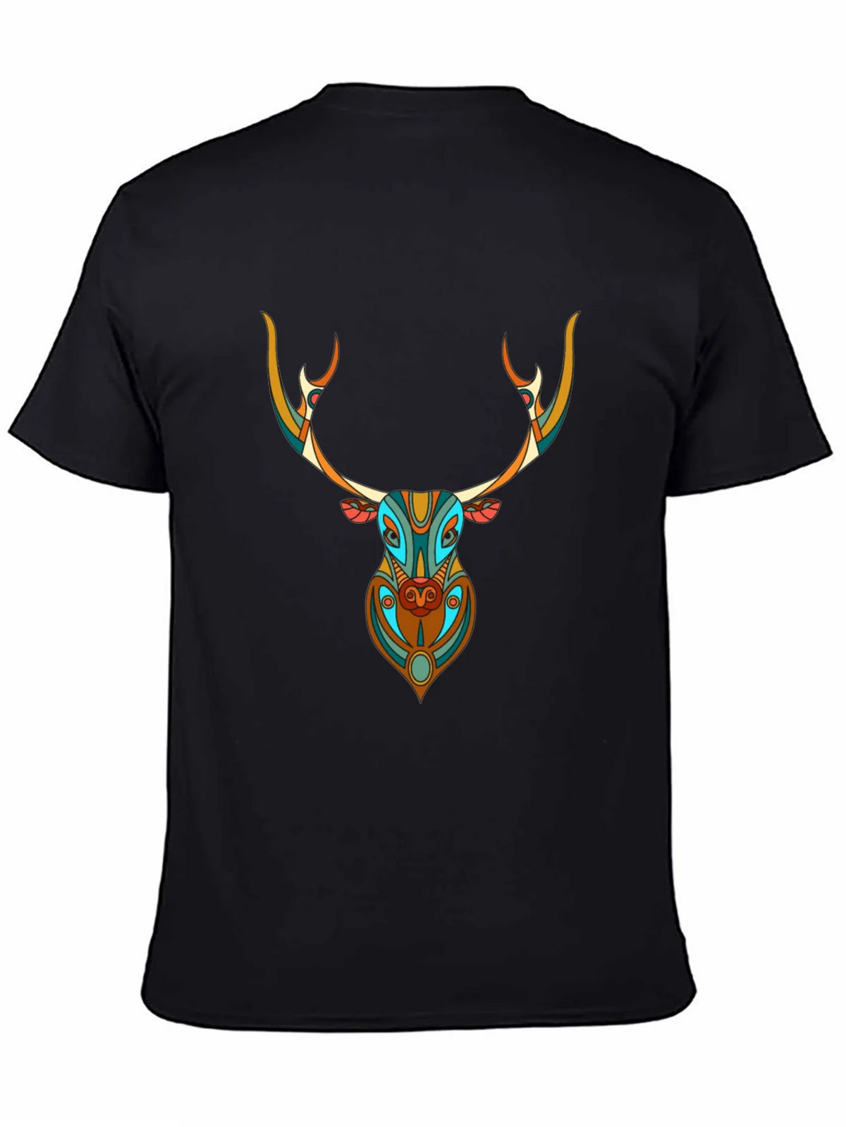 Geometric Deer Graphic Tee - Unique Style product image 4