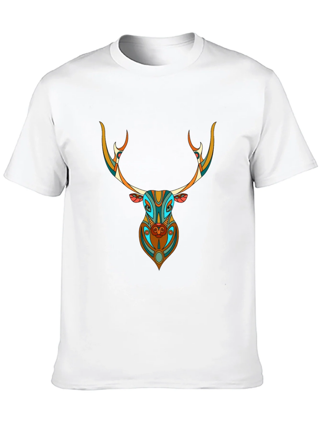 Geometric Deer Graphic Tee - Unique Style product image 9