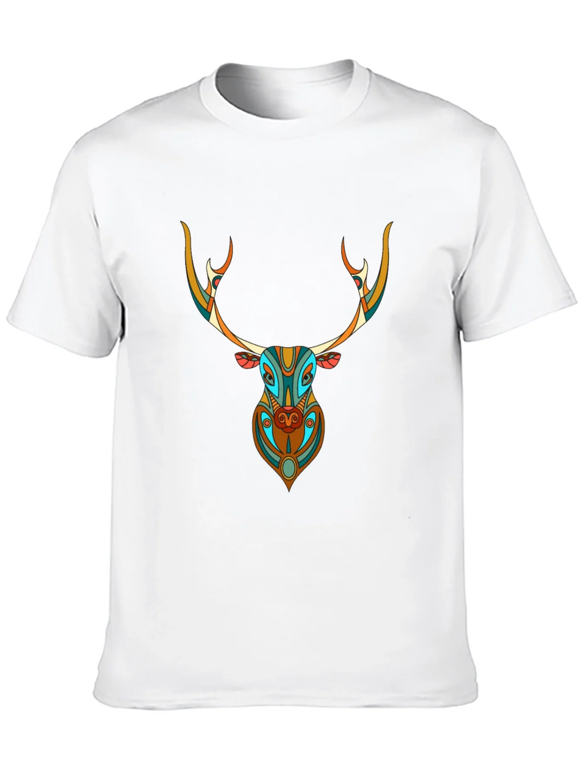 Geometric Deer Graphic Tee - Unique Style product image 9