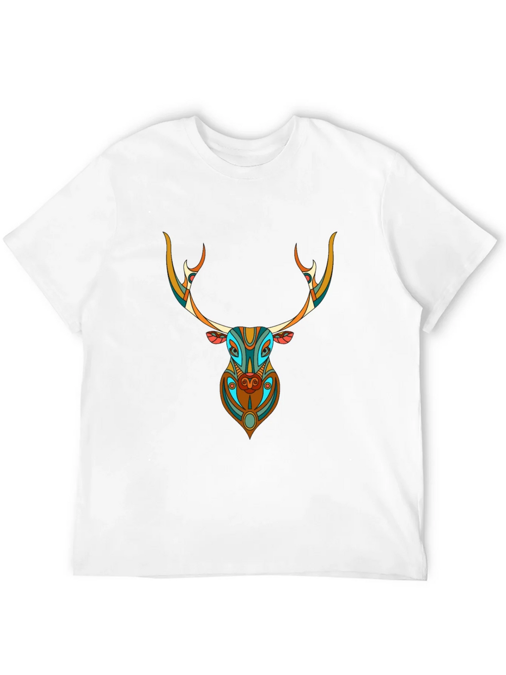 Geometric Deer Graphic Tee - Unique Style product image 11