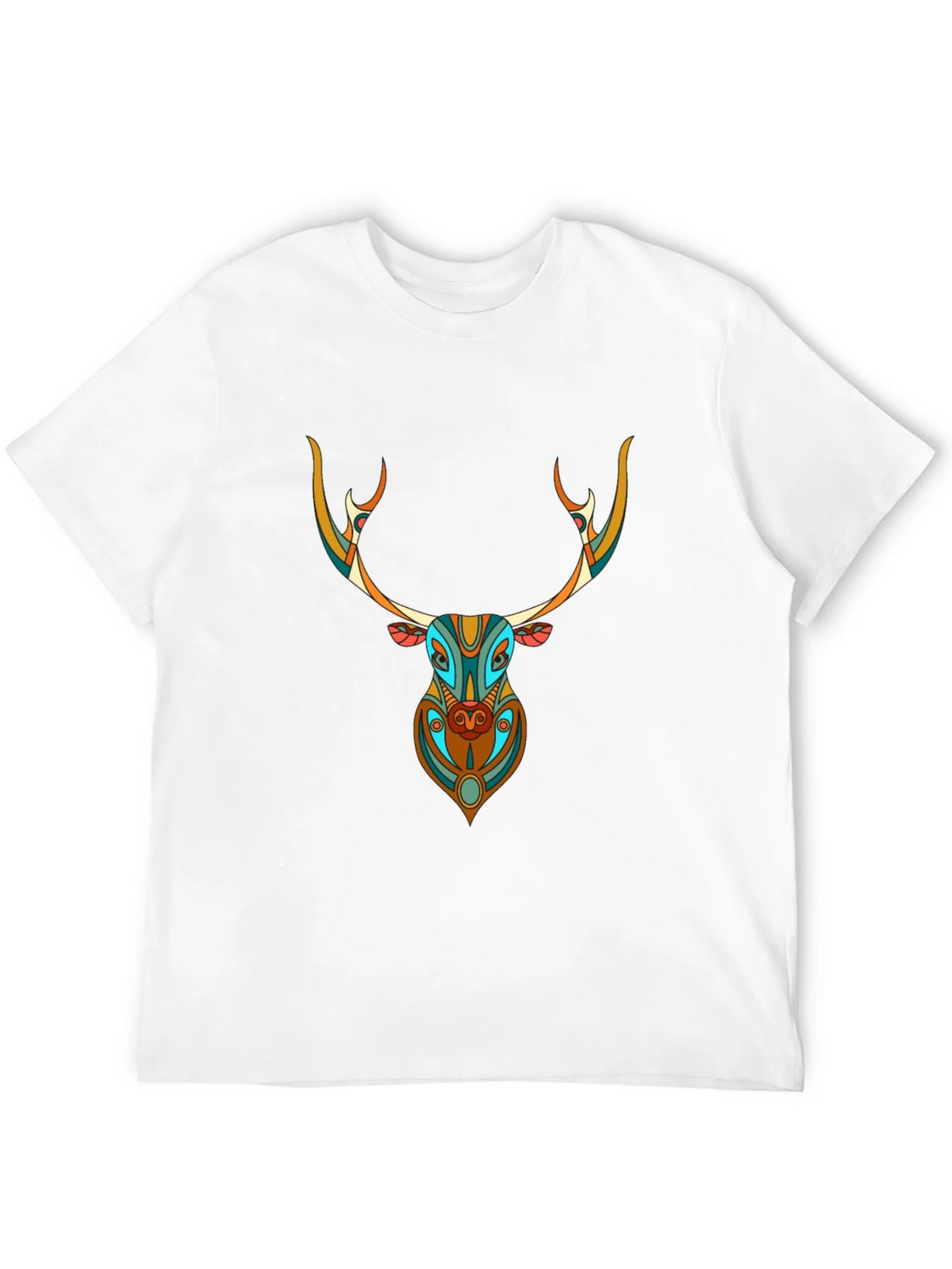 Geometric Deer Graphic Tee - Unique Style product image 11