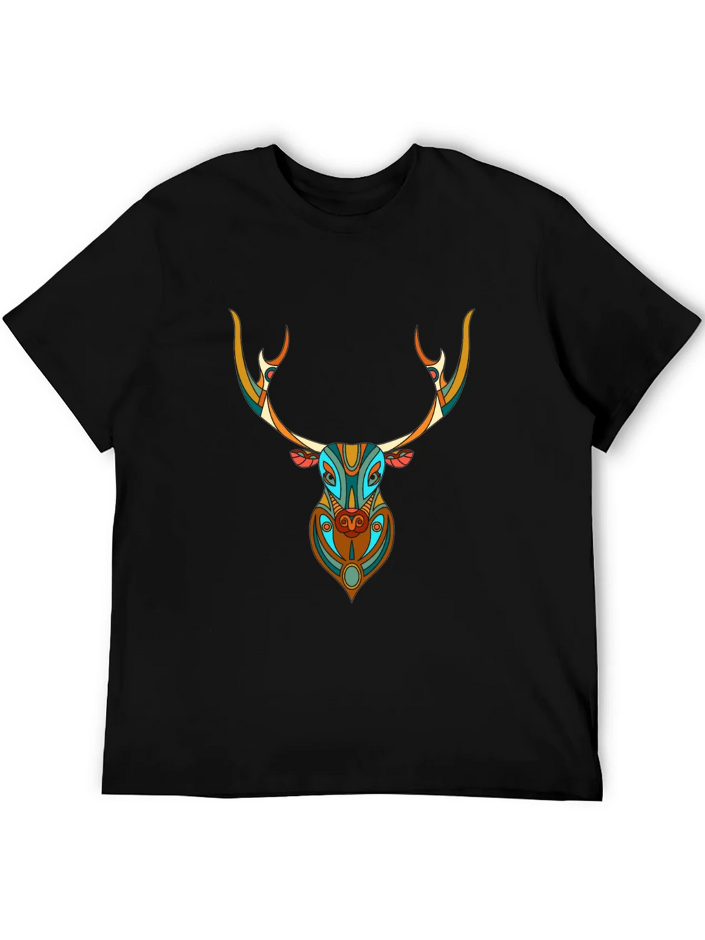 Geometric Deer Graphic Tee - Unique Style product image 5