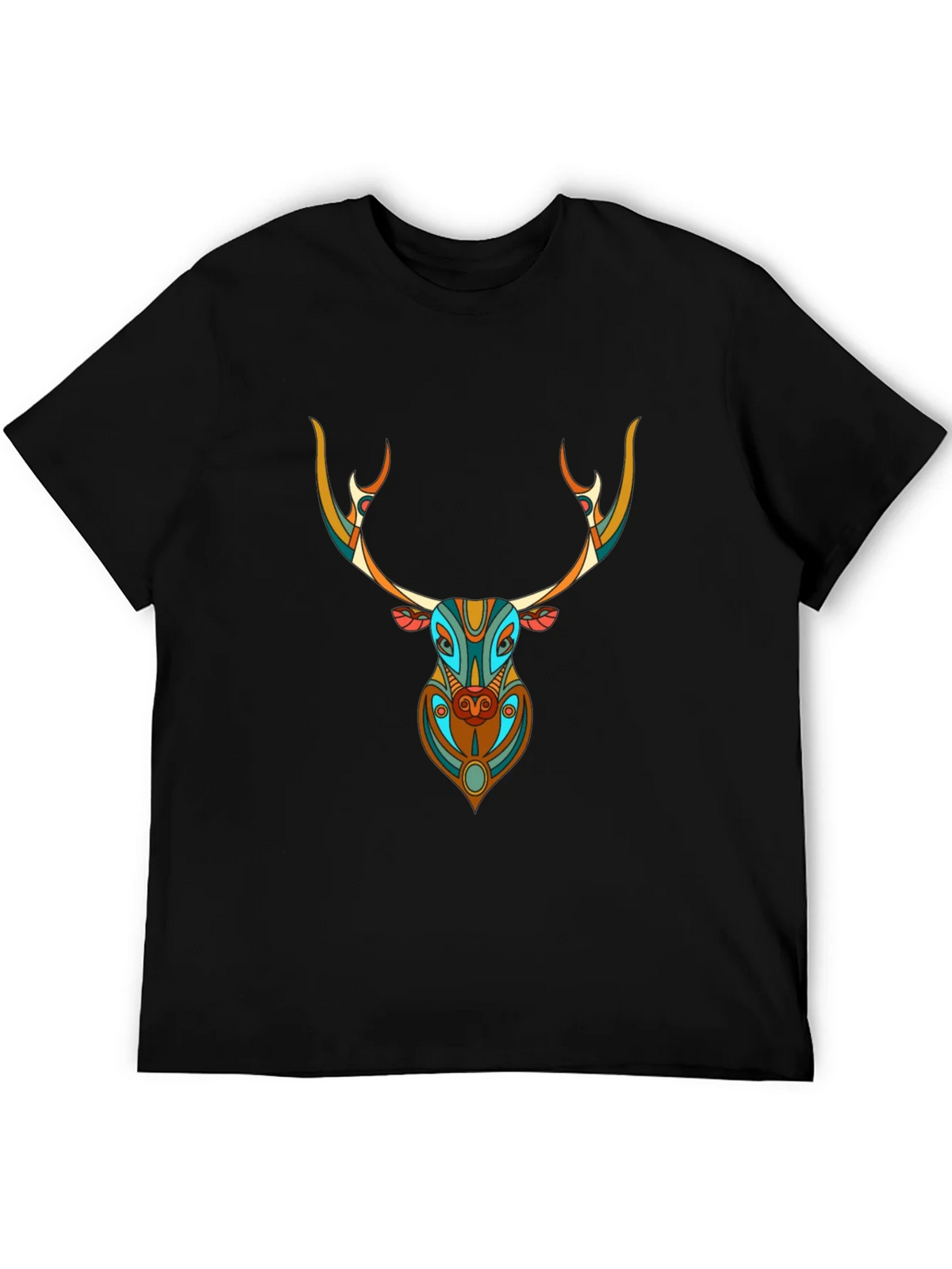 Geometric Deer Graphic Tee - Unique Style product image 5