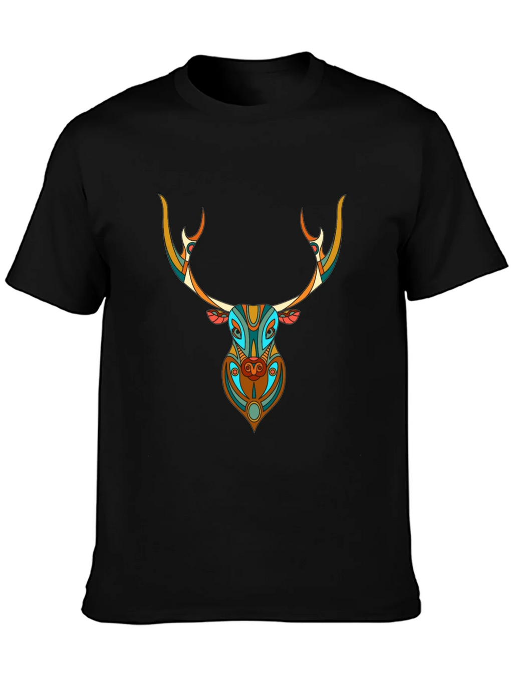Geometric Deer Graphic Tee - Unique Style product image 3