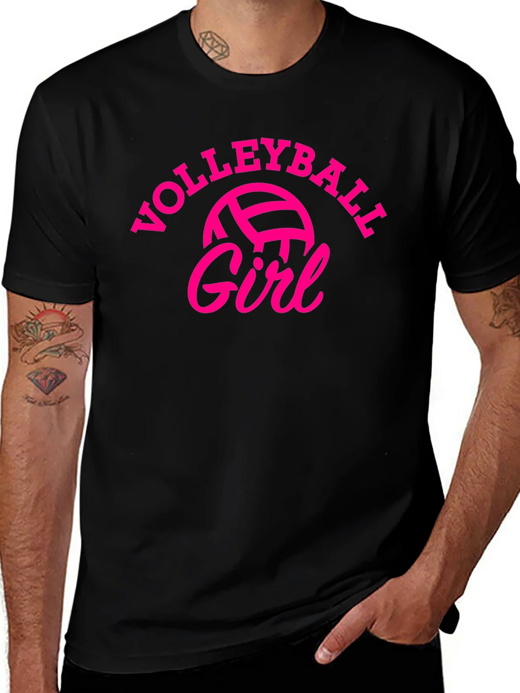 Volleyball Girl Graphic T-Shirt - Sporty & Stylish product image 1