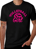 Volleyball Girl Graphic T-Shirt - Sporty & Stylish product image 1