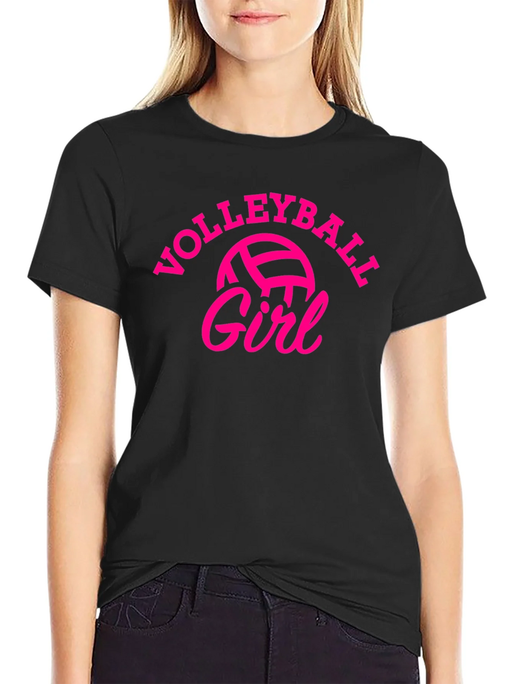 Volleyball Girl Graphic T-Shirt - Sporty & Stylish product image 2