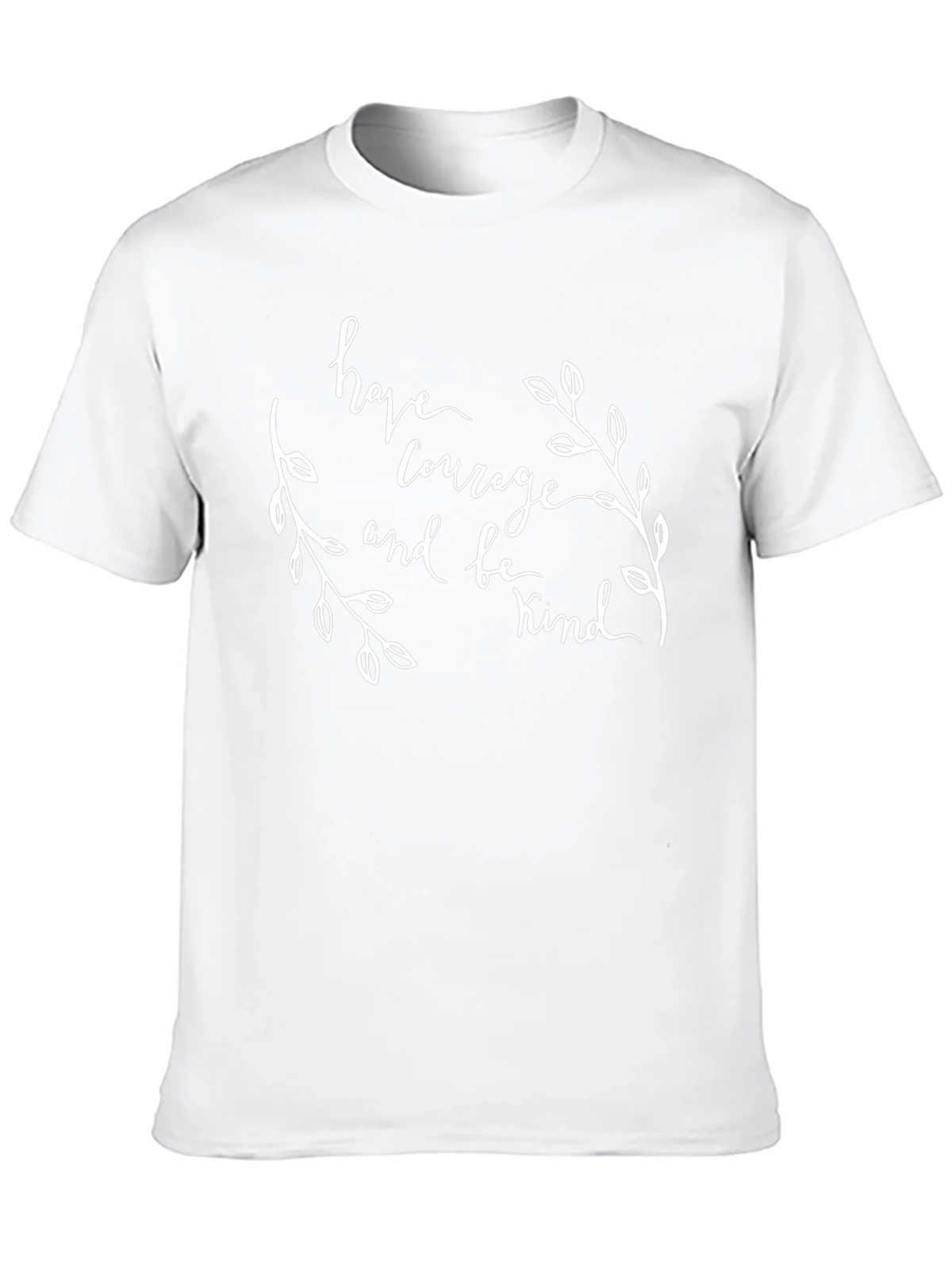 Courage & Kindness Graphic Tee - Black Cotton Shirt product image 9