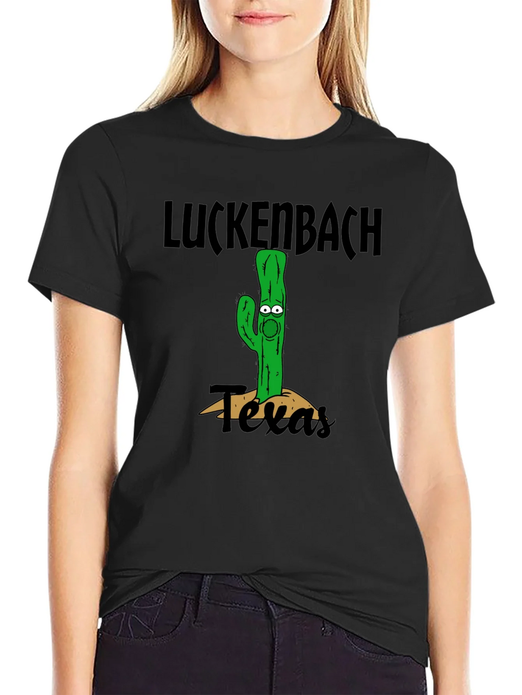 Luckenbach Texas Cactus T-Shirt product image 2