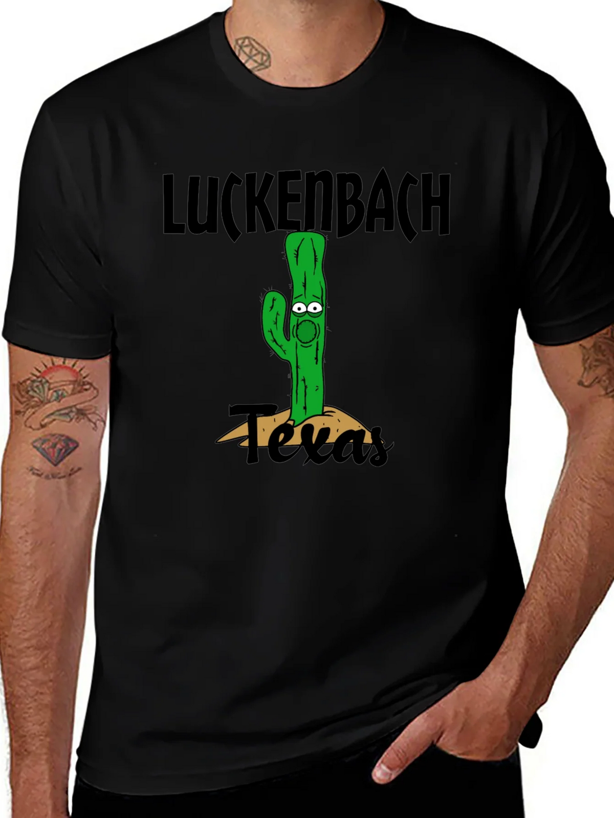 Luckenbach Texas Cactus T-Shirt product image 1