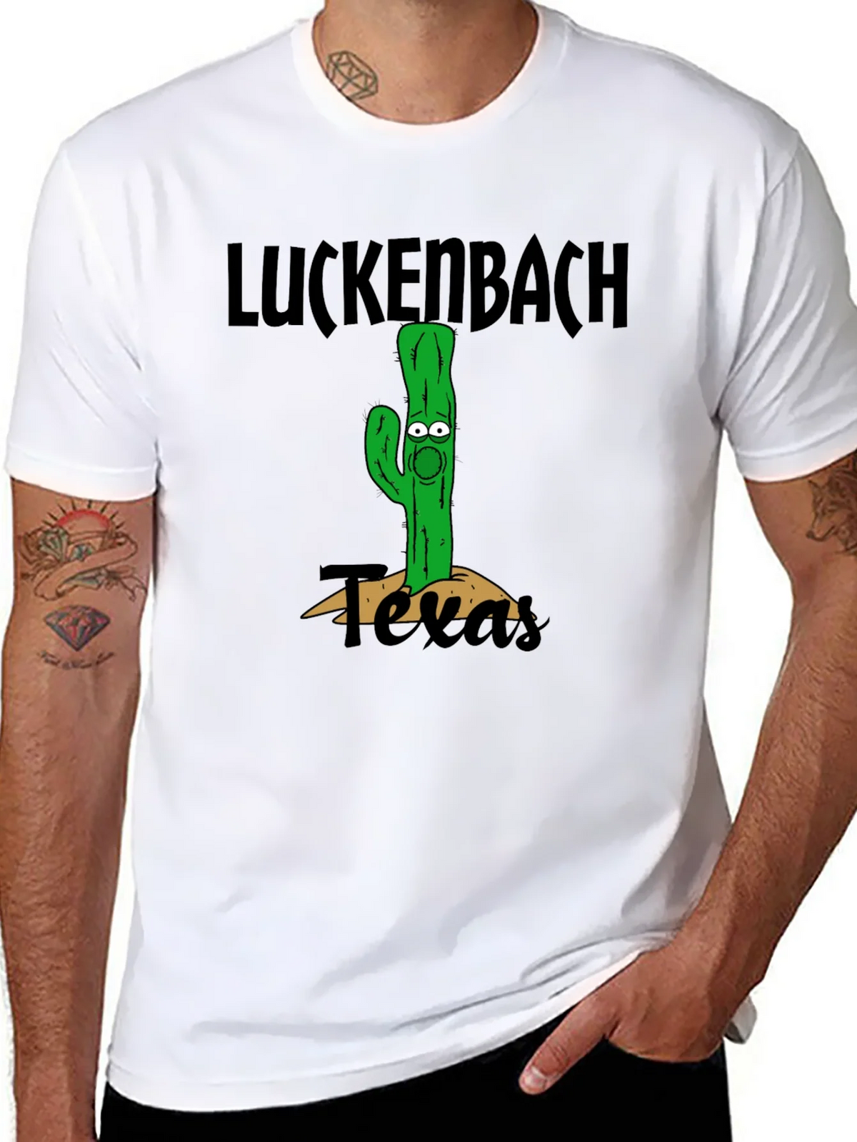 Luckenbach Texas Cactus T-Shirt product image 7