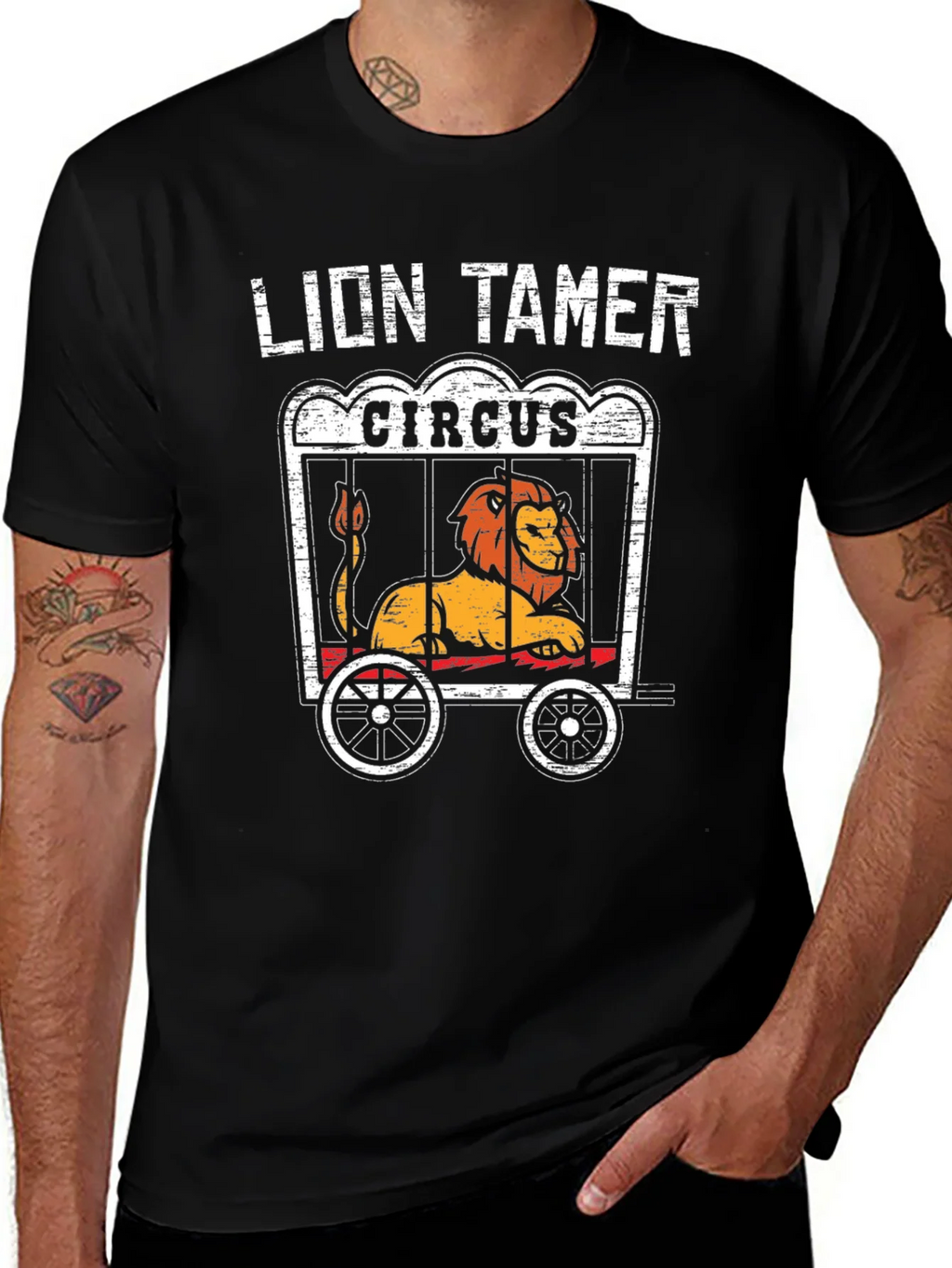 Lion Tamer Circus Graphic Tee product image 1