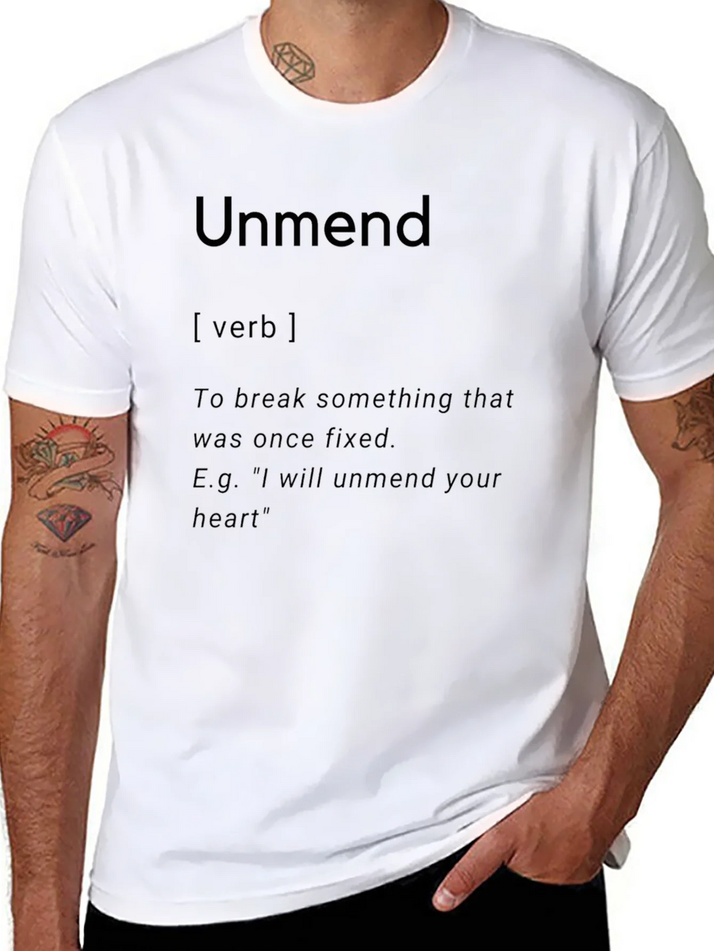 Unmend Definition T-Shirt - Break Something Once Fixed product image 7