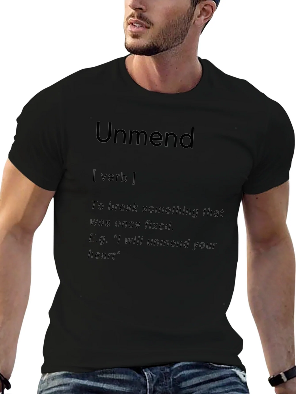 Unmend Definition T-Shirt - Break Something Once Fixed product image 6