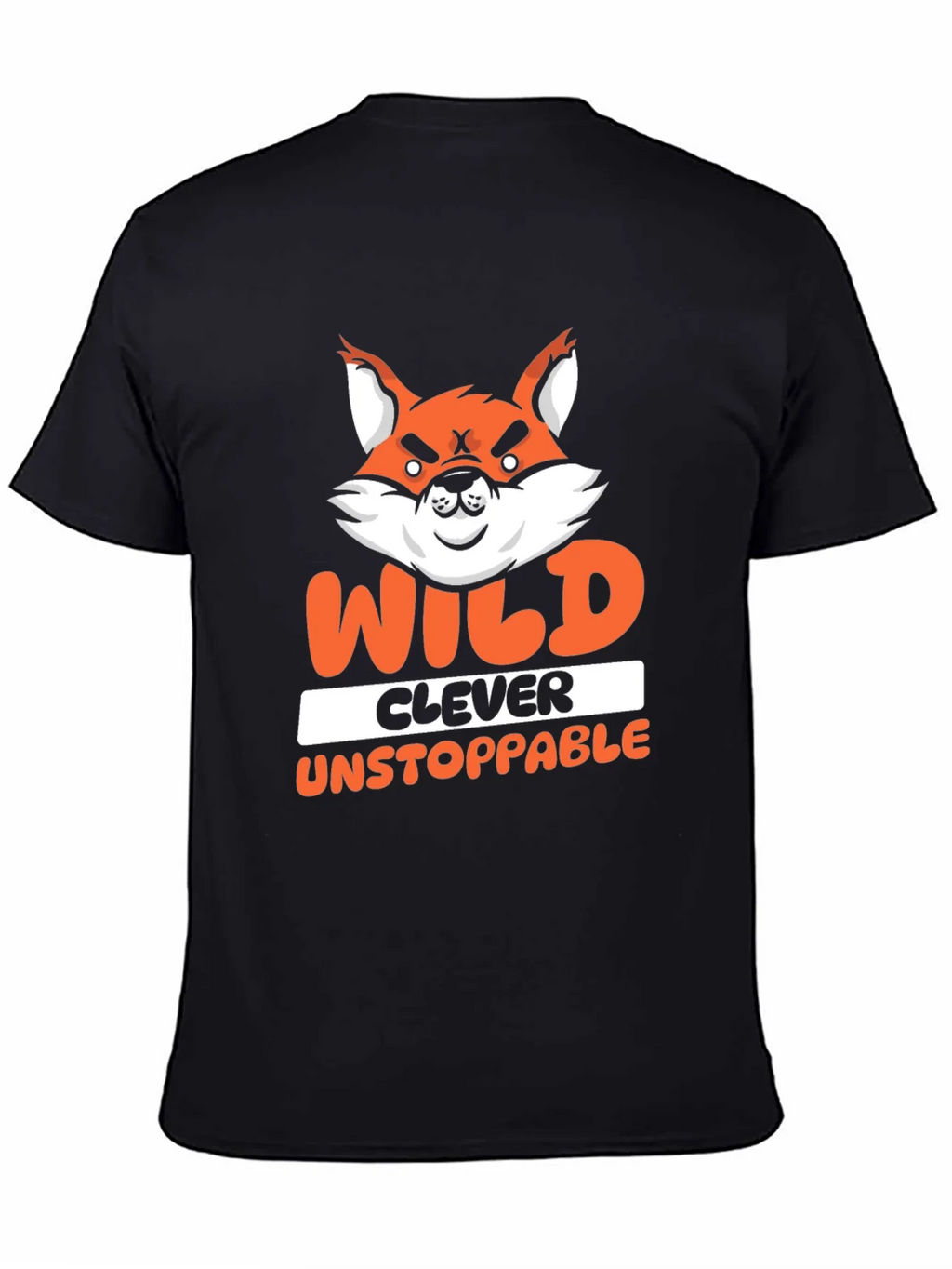 Wild Clever Unstoppable Fox Graphic T-Shirt product image 4