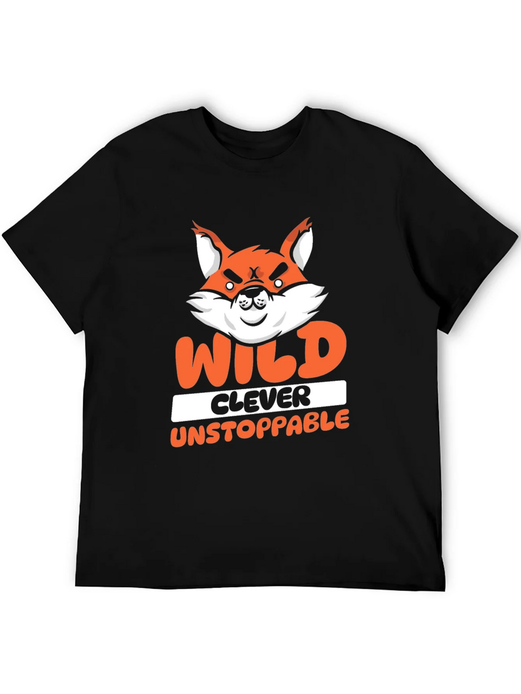 Wild Clever Unstoppable Fox Graphic T-Shirt product image 5
