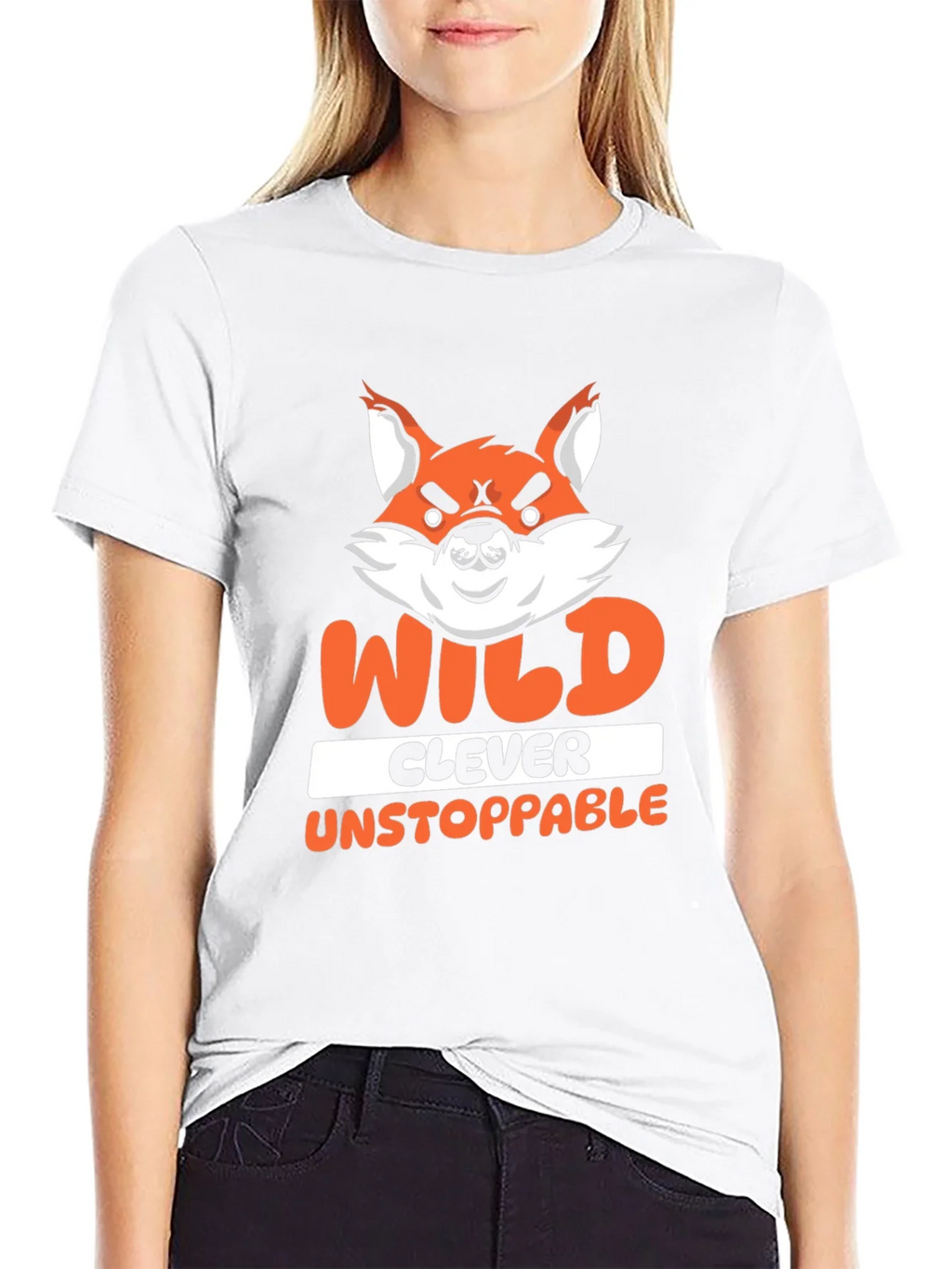 Wild Clever Unstoppable Fox Graphic T-Shirt product image 8