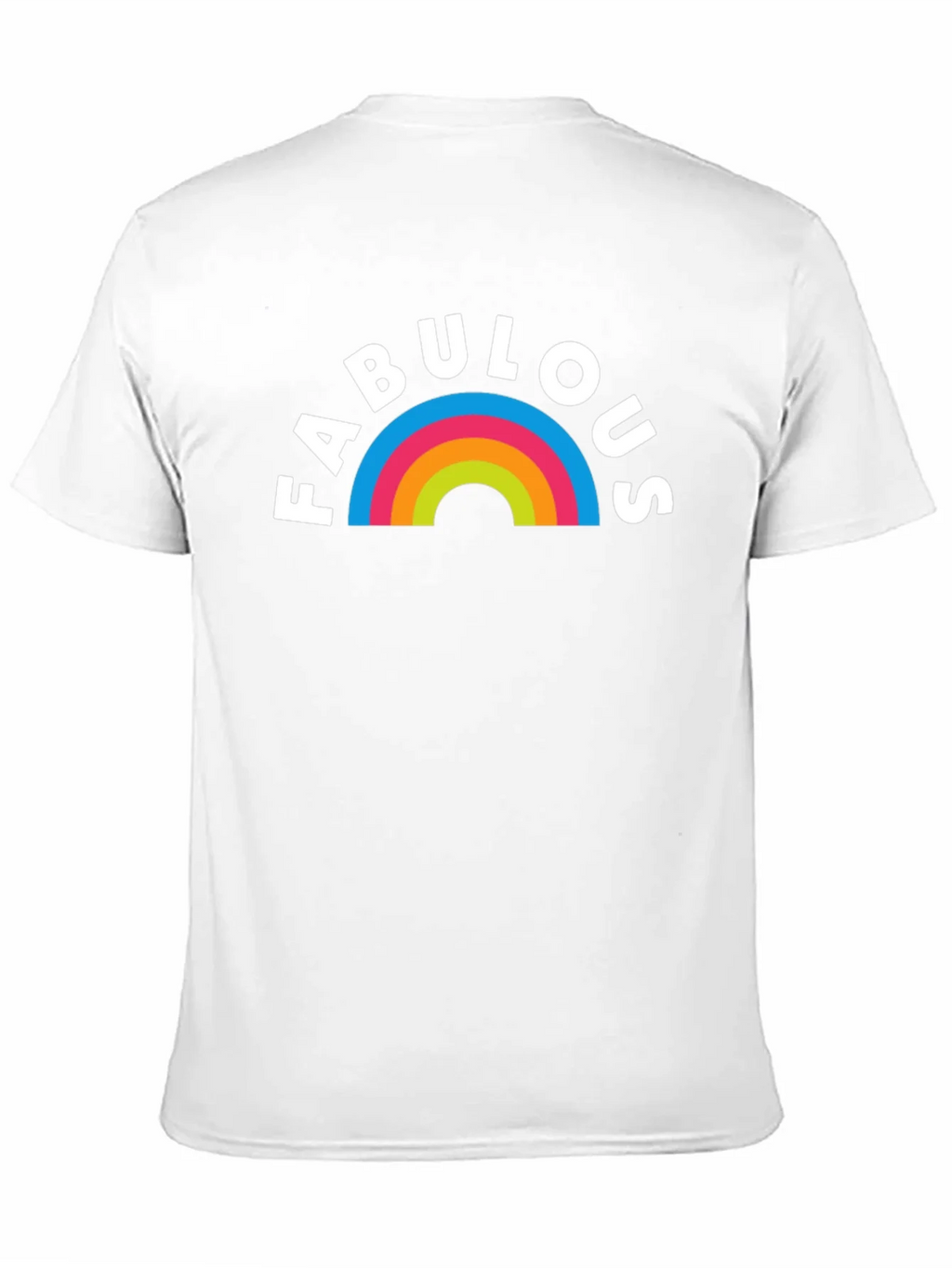 Fabulous Rainbow Graphic T-Shirt - Black product image 10