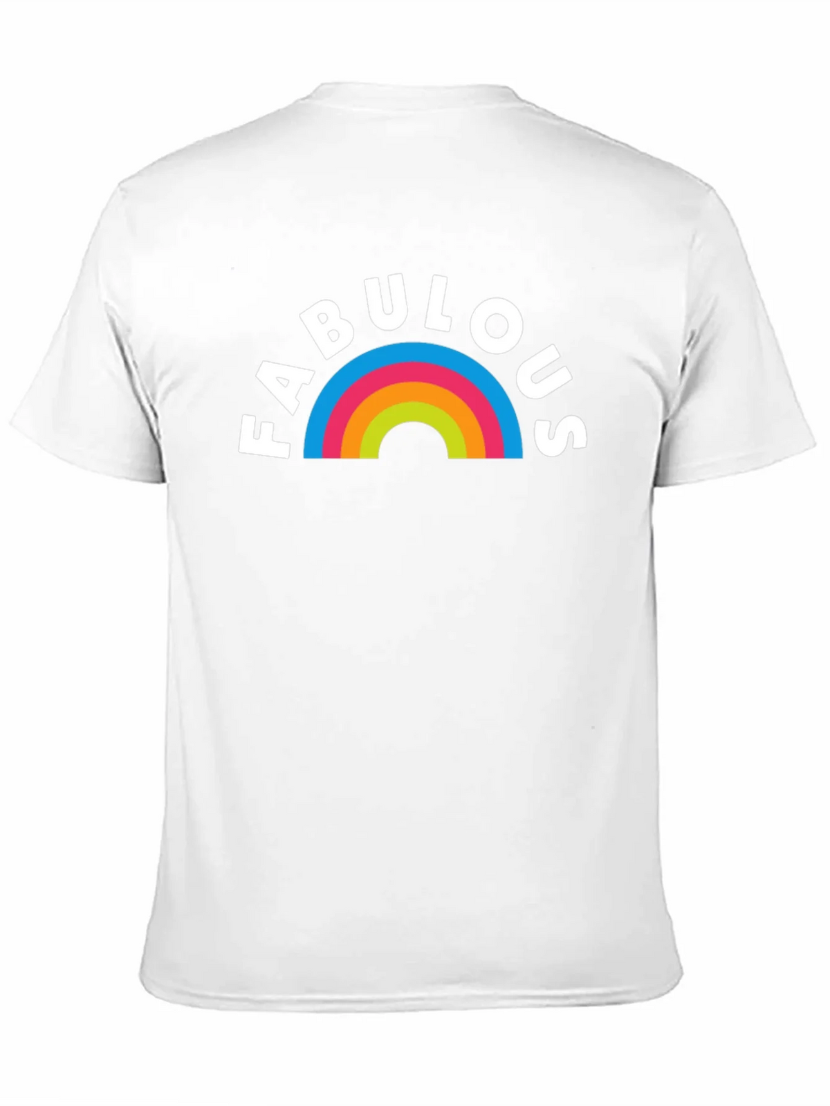 Fabulous Rainbow Graphic T-Shirt - Black product image 10