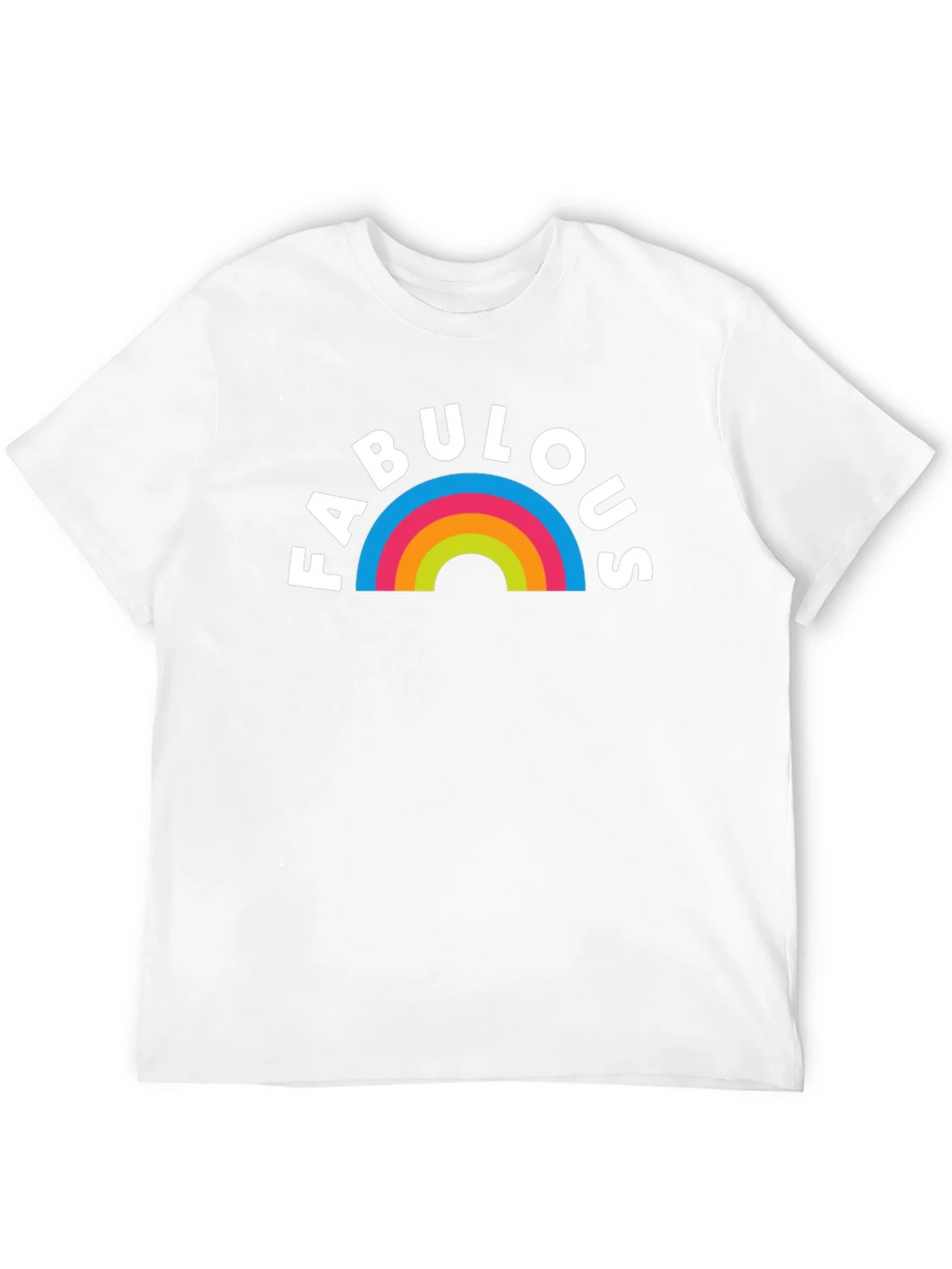Fabulous Rainbow Graphic T-Shirt - Black product image 11