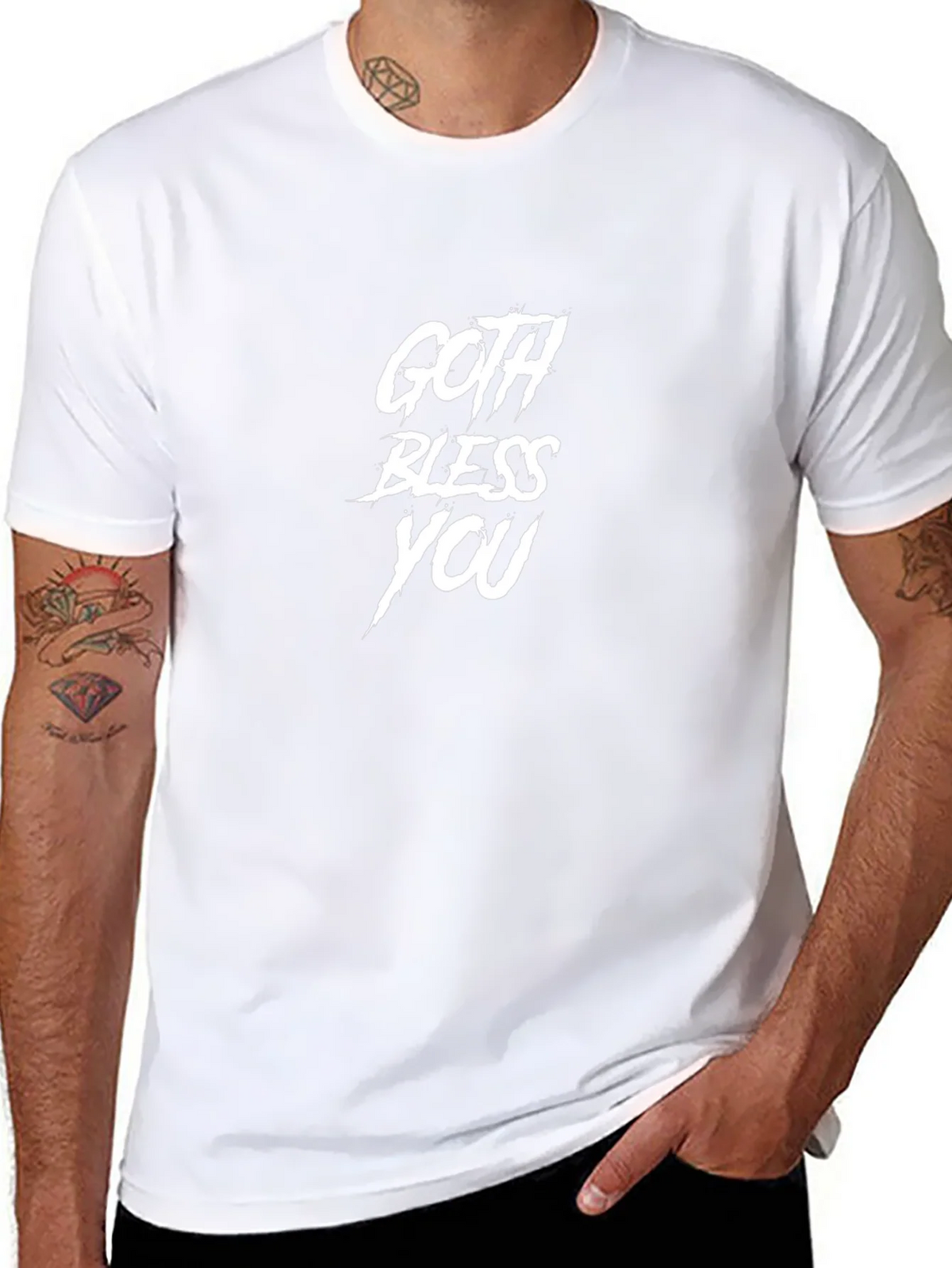 Goth Bless You Black T-Shirt product image 3