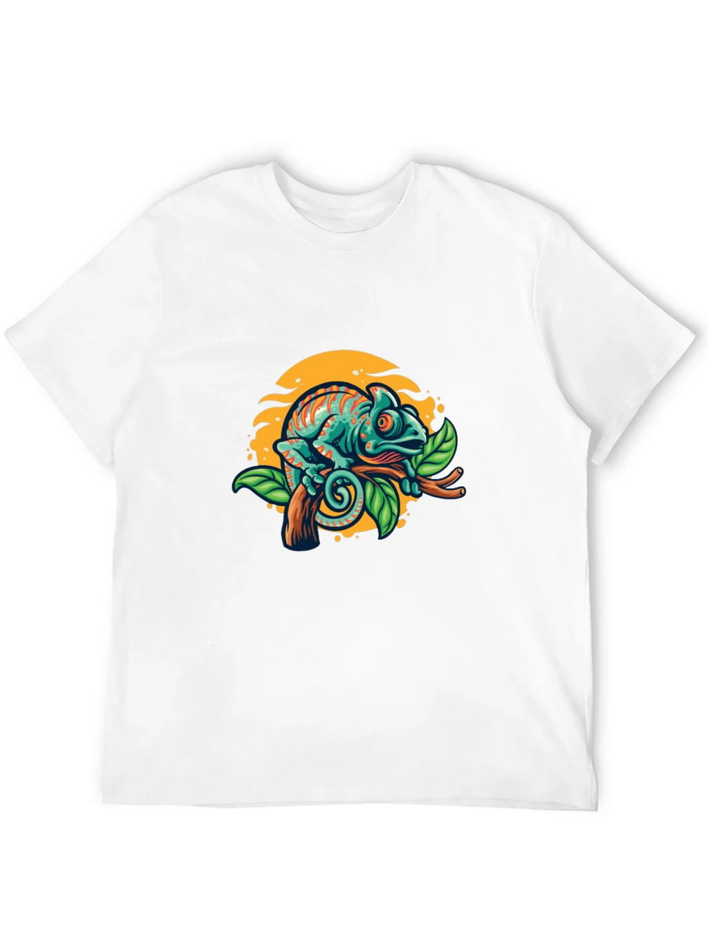 Chameleon Graphic T-Shirt - Vibrant Reptile Tee product image 11