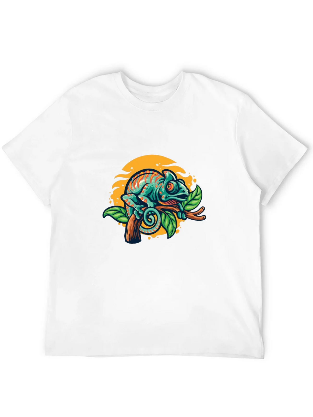 Chameleon Graphic T-Shirt - Vibrant Reptile Tee product image 11