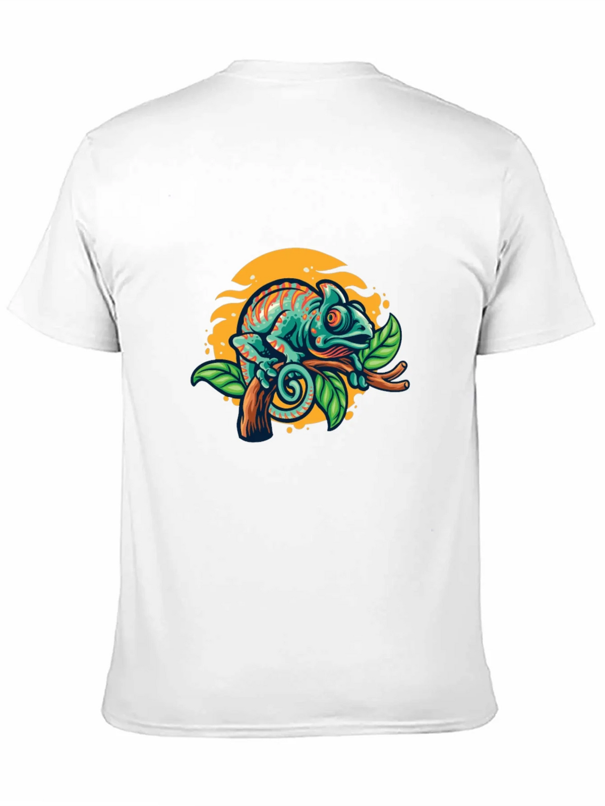 Chameleon Graphic T-Shirt - Vibrant Reptile Tee product image 10