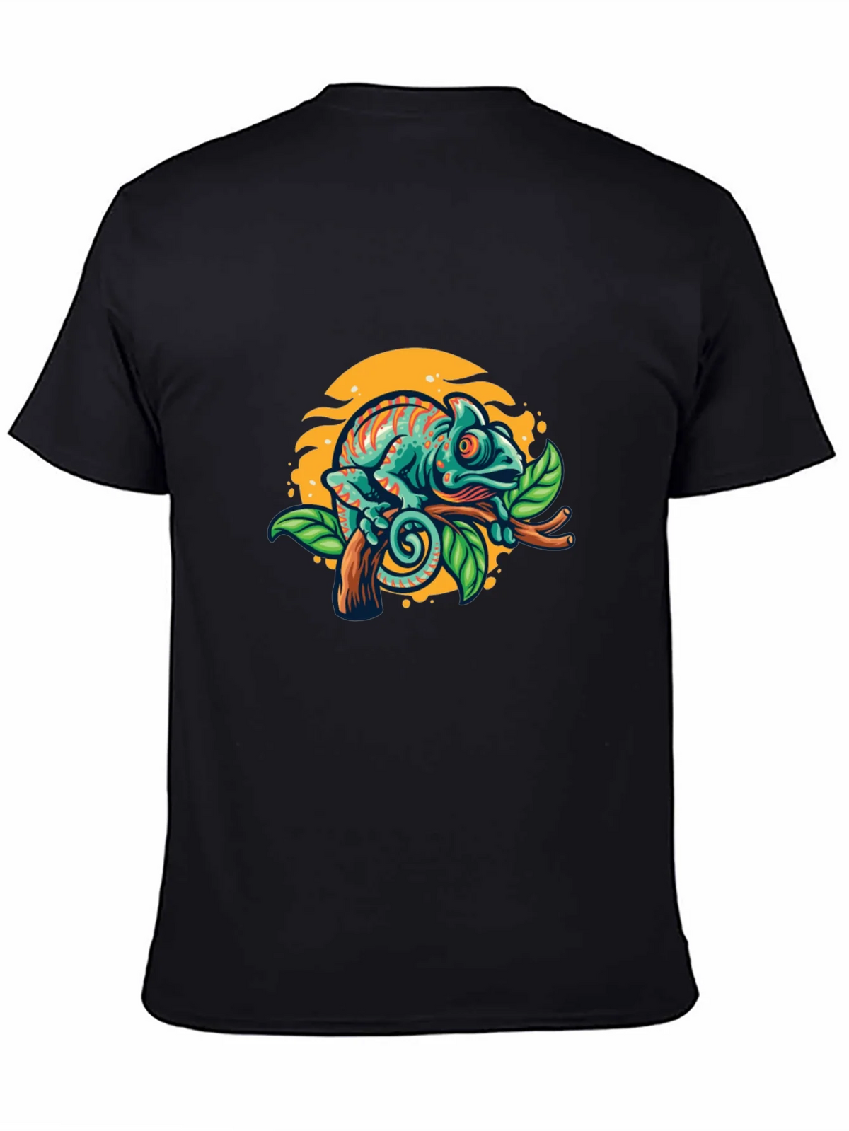 Chameleon Graphic T-Shirt - Vibrant Reptile Tee product image 4