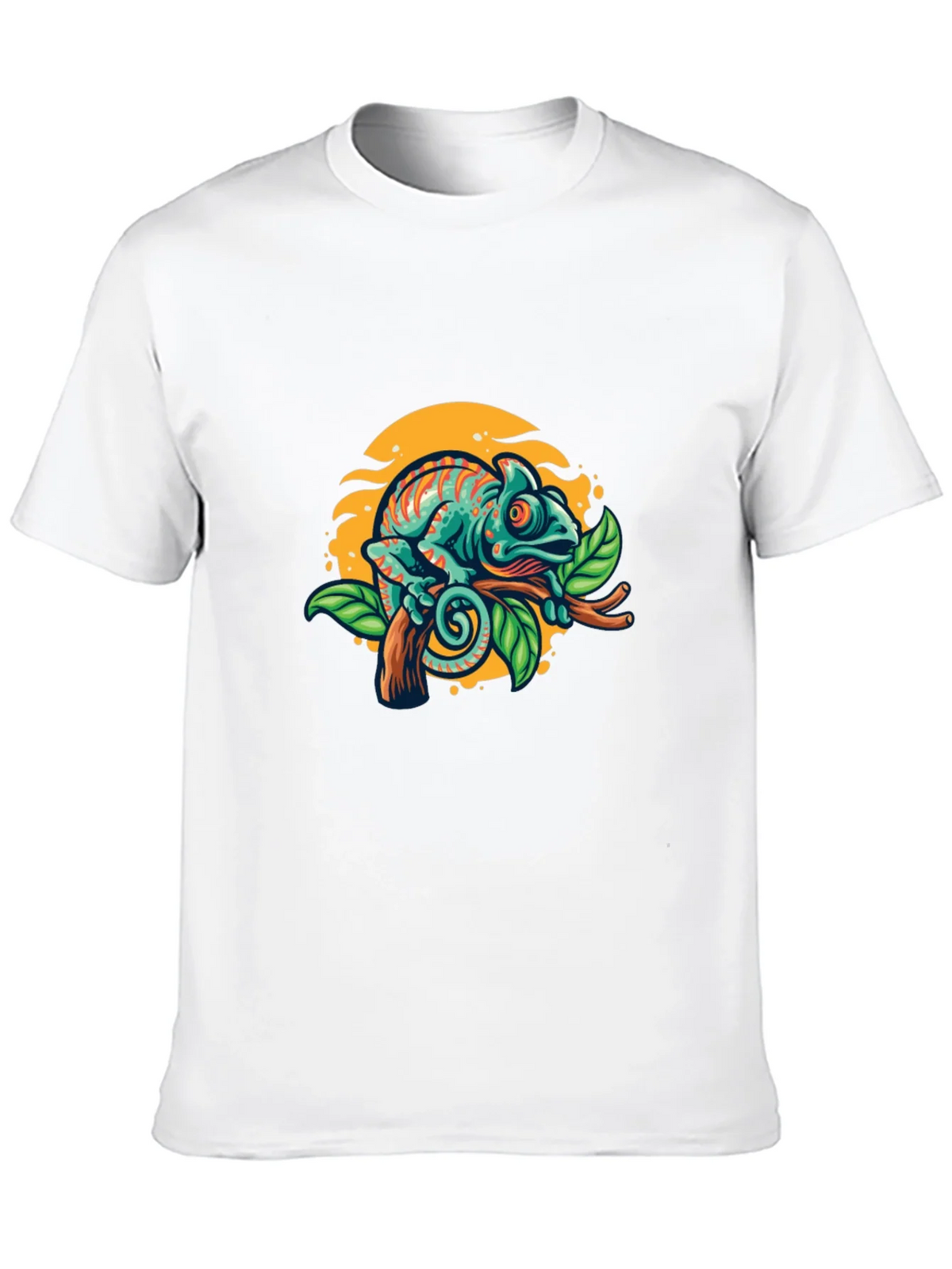 Chameleon Graphic T-Shirt - Vibrant Reptile Tee product image 9