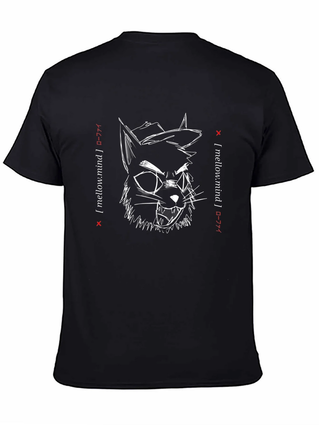 Mellow Mind Graphic Tee - Cool Cat T-Shirt product image 4