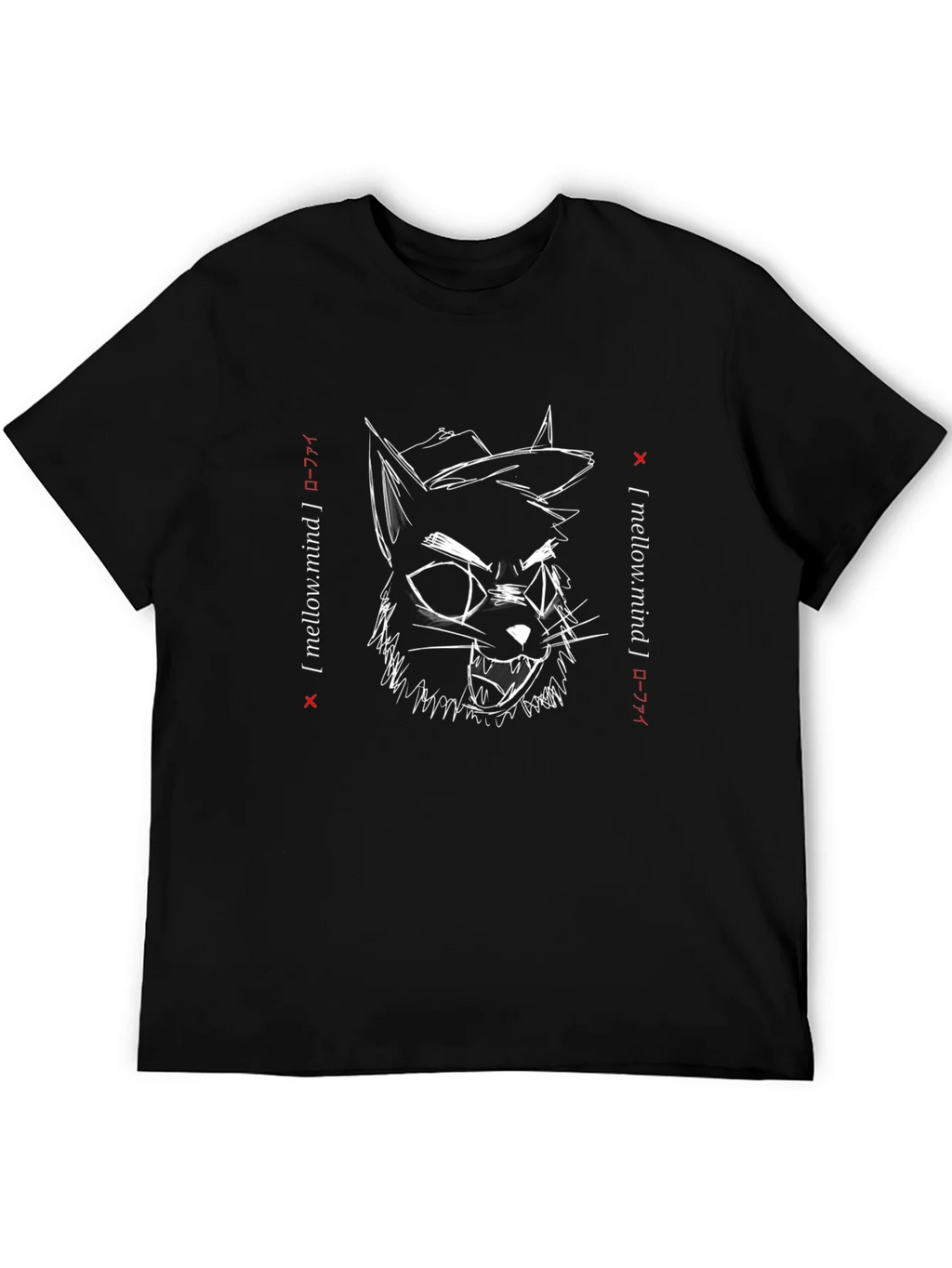 Mellow Mind Graphic Tee - Cool Cat T-Shirt product image 5