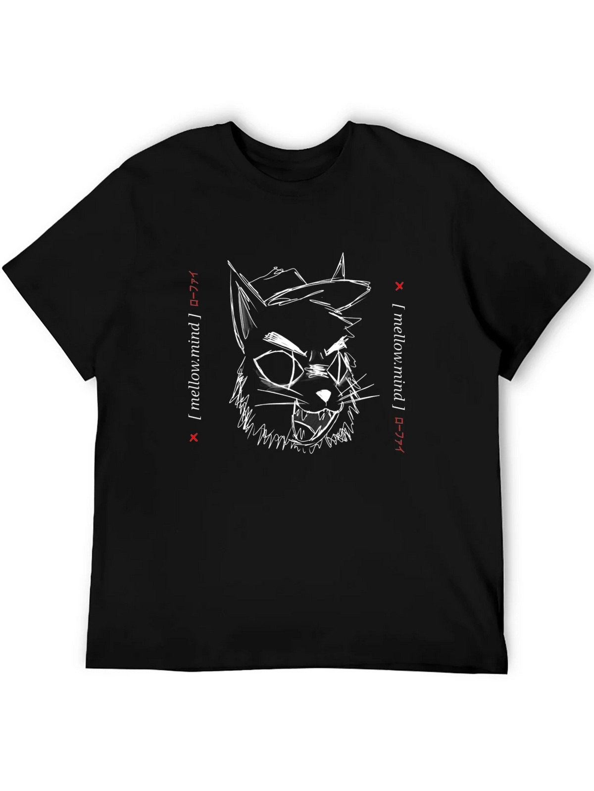 Mellow Mind Graphic Tee - Cool Cat T-Shirt product image 5